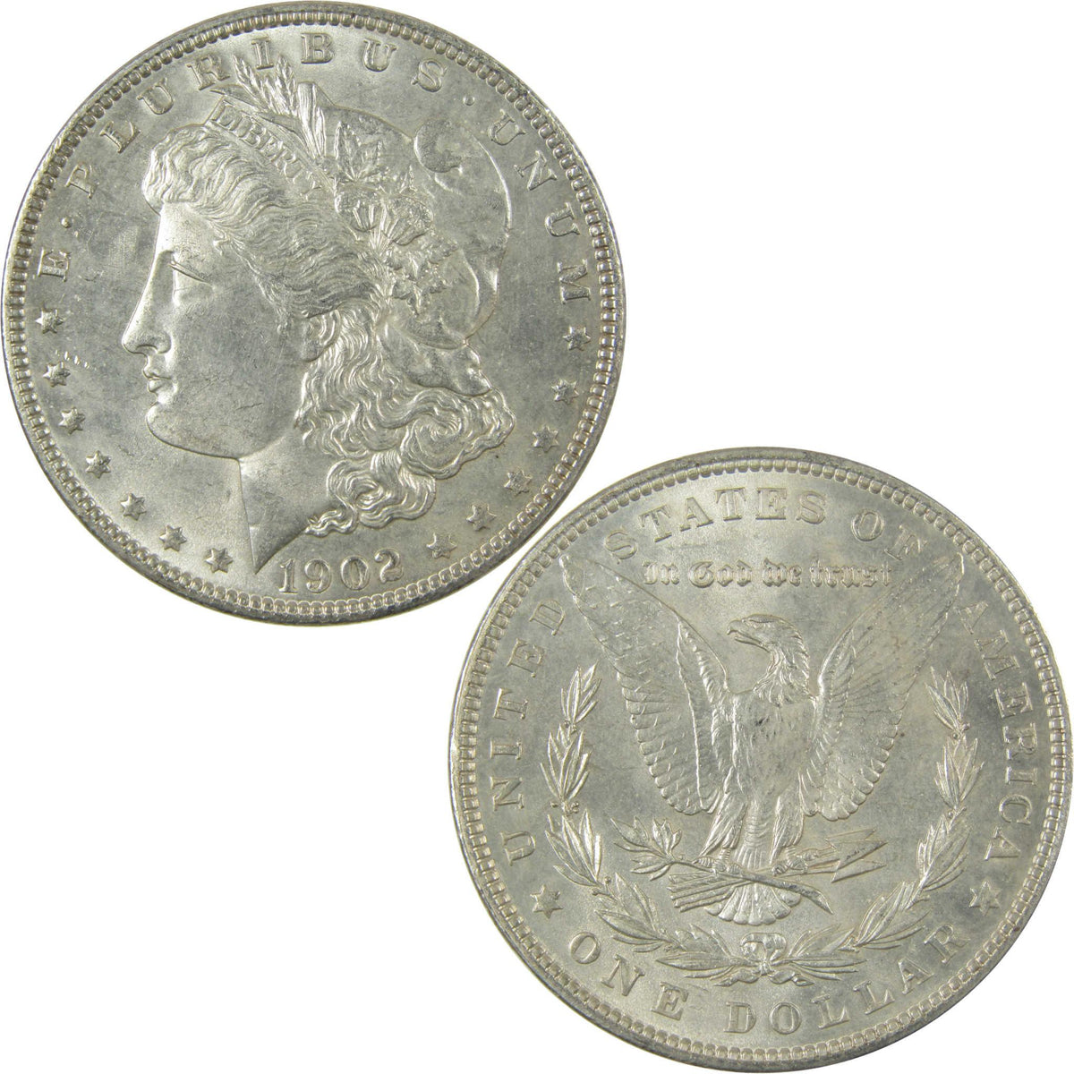 1902 Morgan Silver Dollar Uncirculated Mint State $1 Coin SKU:I27877 - Morgan coin - Morgan silver dollar - Morgan silver dollar for sale - Profile Coins &amp; Collectibles