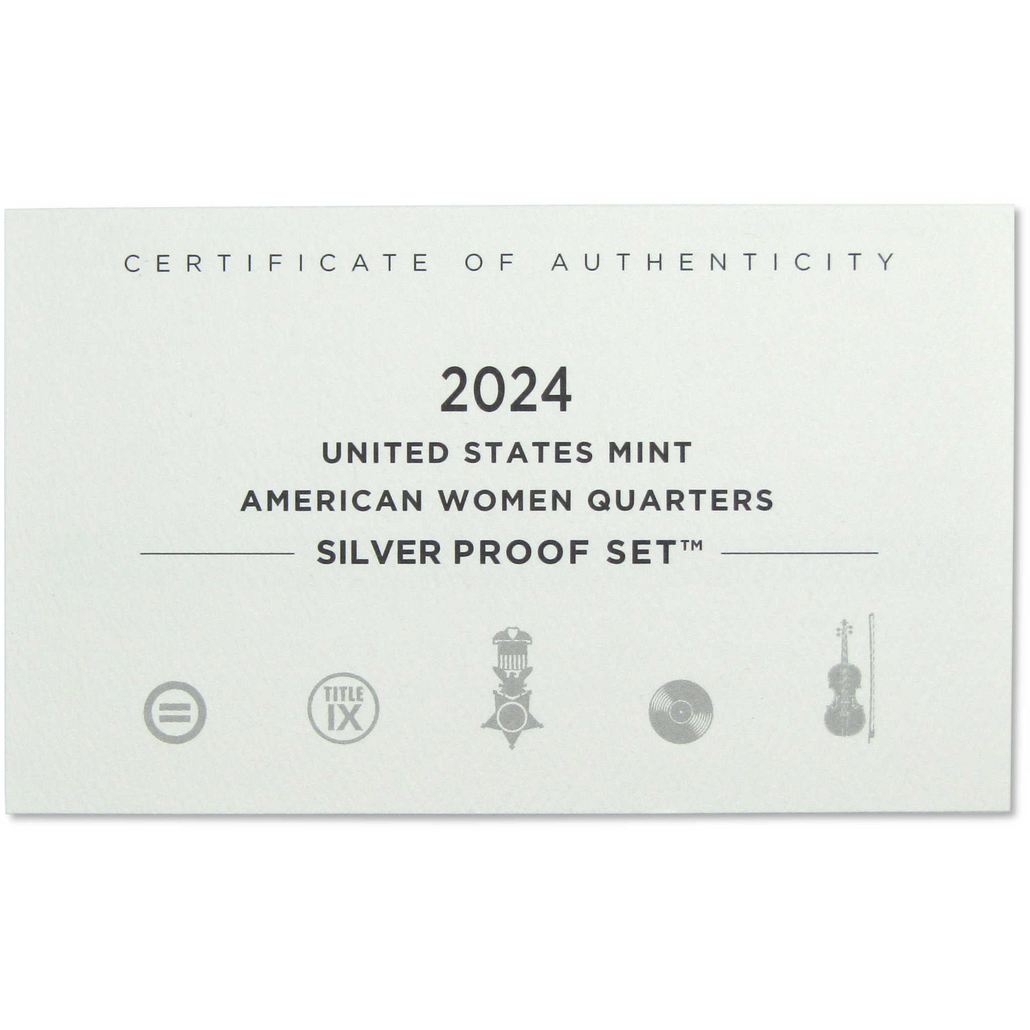 2024 American Women Quarter Silver Proof Set U.S. Mint OGP COA