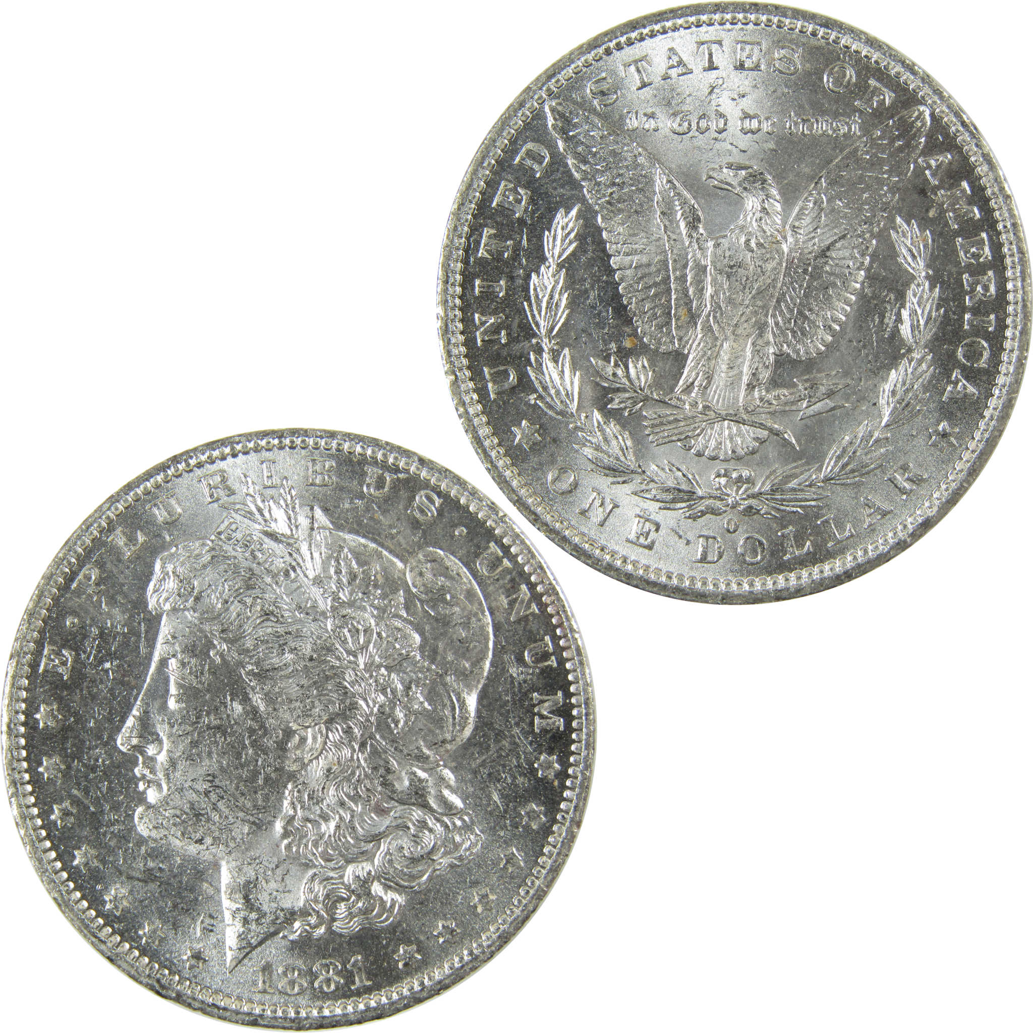 1881 O Morgan Silver Dollar Uncirculated Mint State $1 Coin SKU:I27702