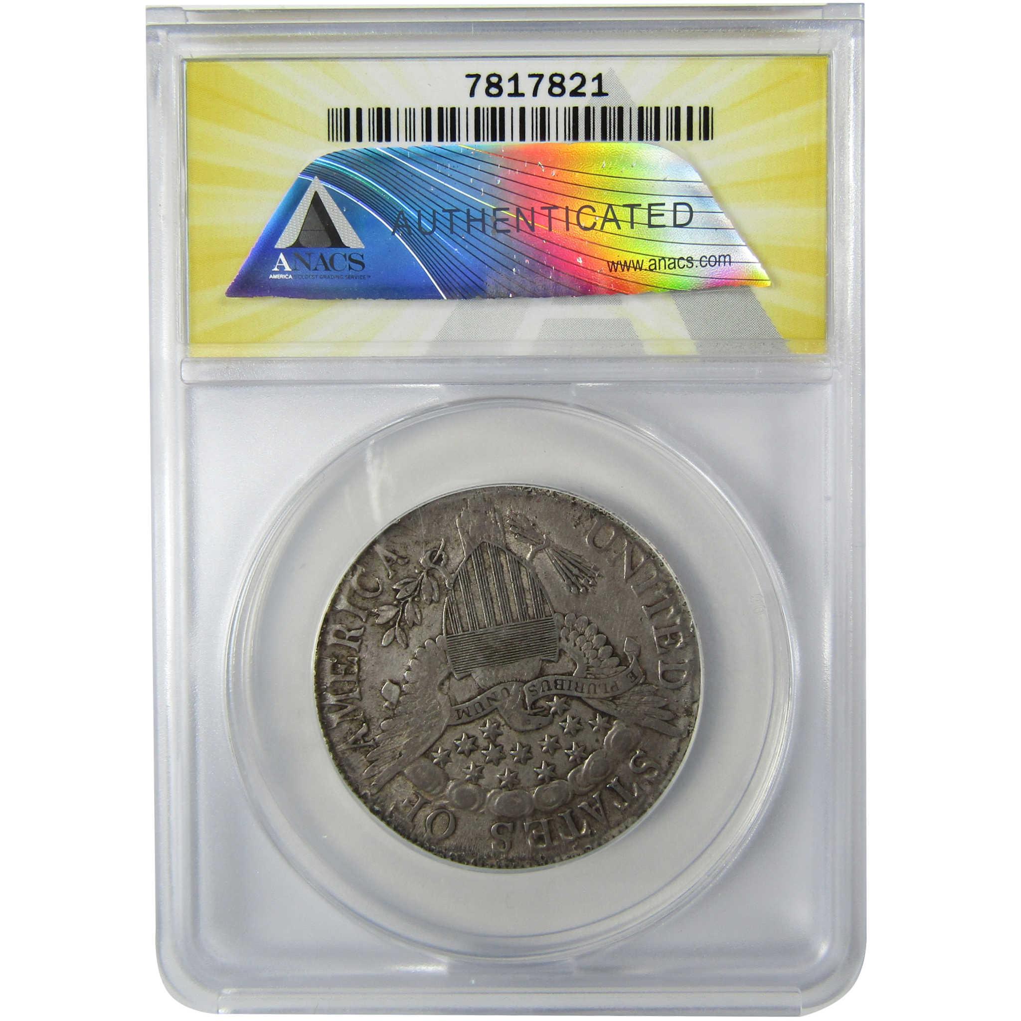 1807 Draped Bust Silver Half Dollar VF 20 Details ANACS SKU:CP780