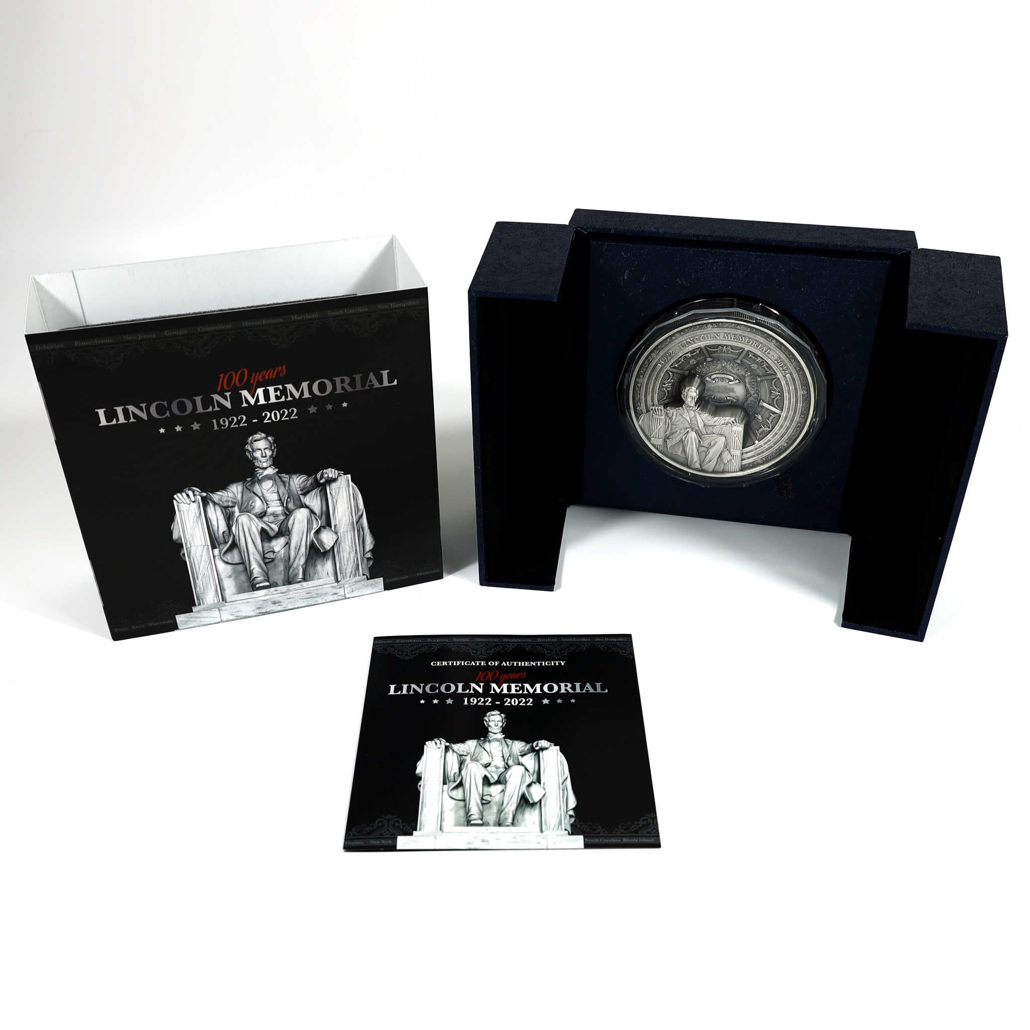 2022 1 Kilo Silver Lincoln Memorial Coin Limited 199 Minted SKU:LW124