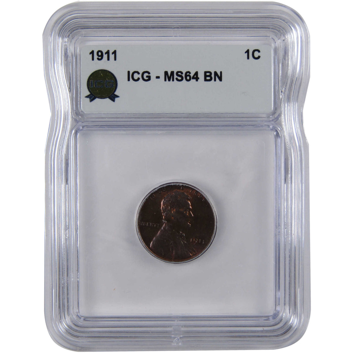 1911 Lincoln Wheat Cent MS 64 BN ICG Uncirculated Penny SKU:I29092