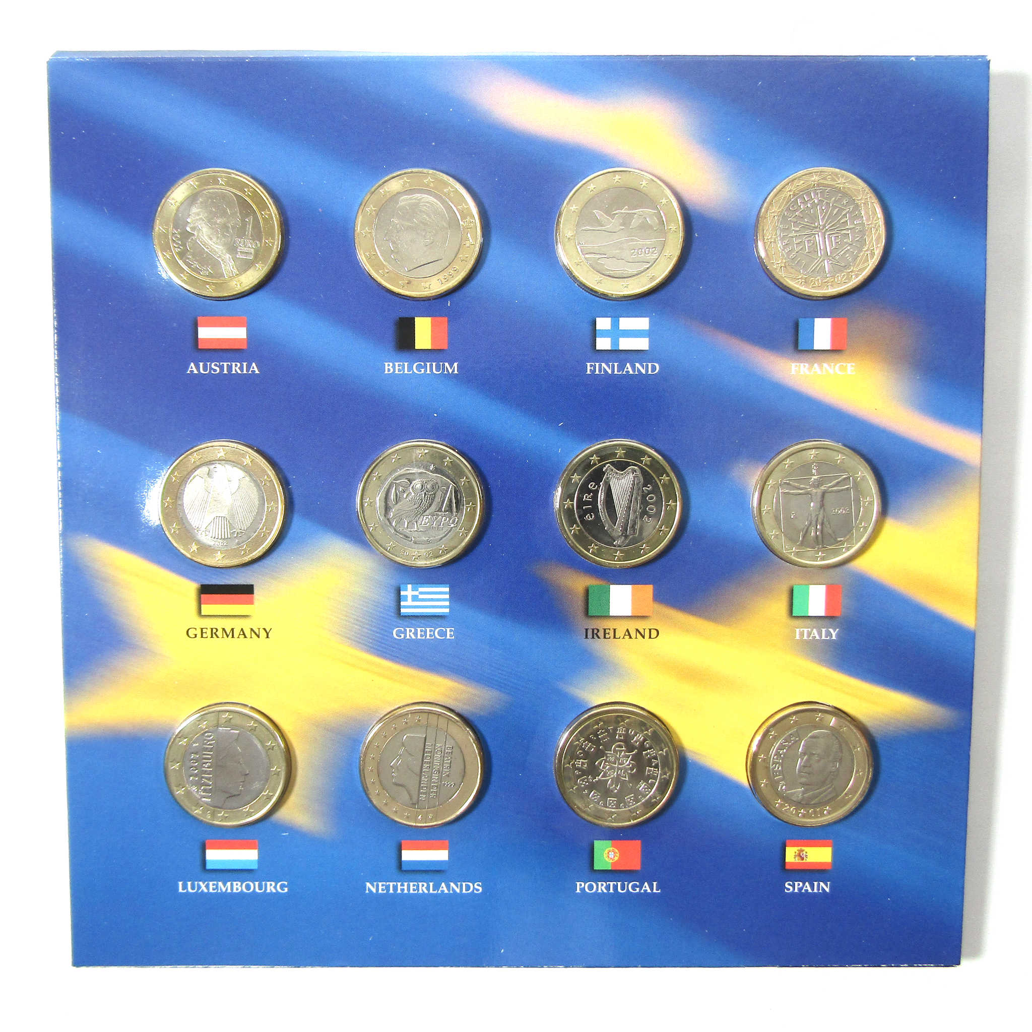 2002 State Quarters & Euro Coin Collection OGP COA SKU:CPC3016