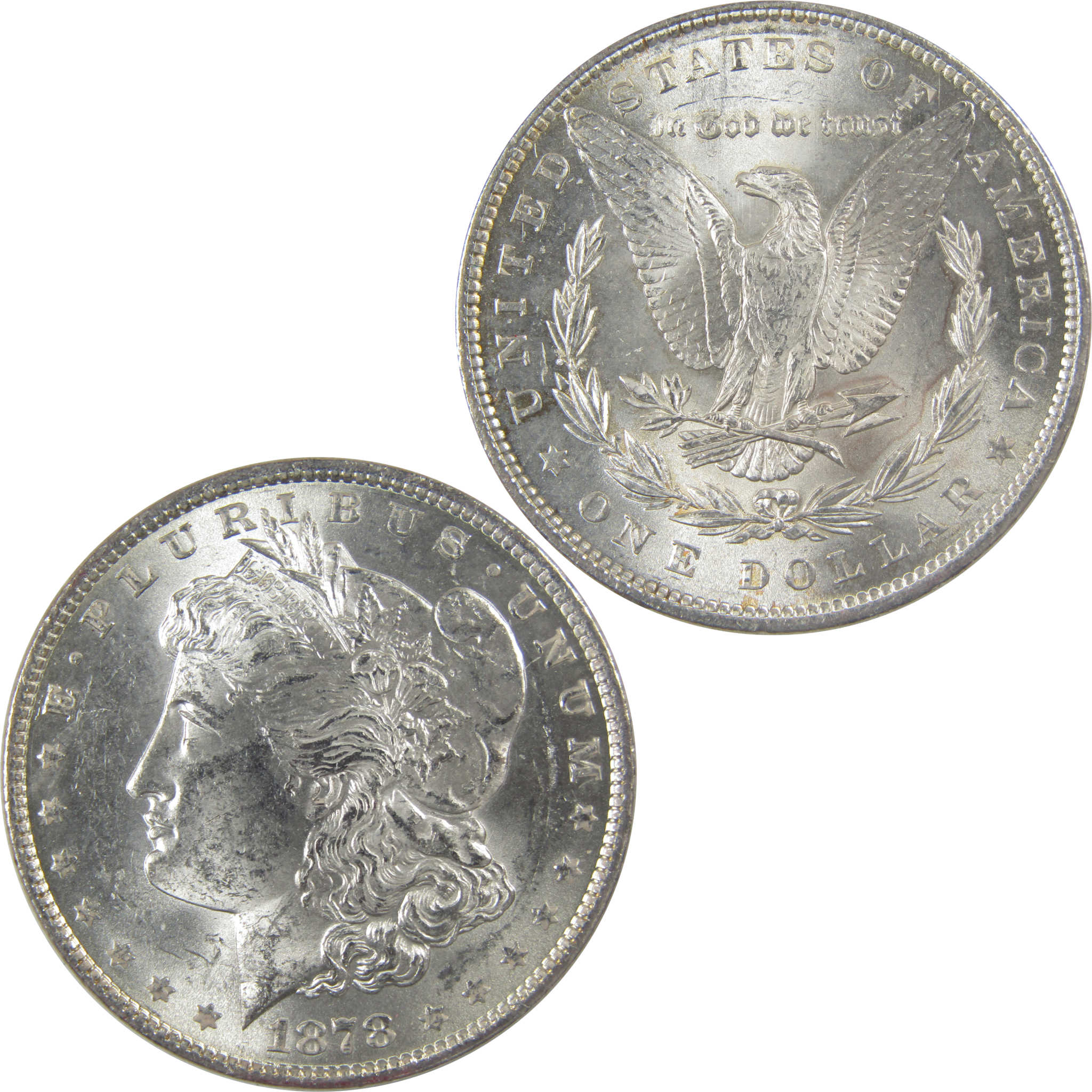 1878 7TF Rev 79 Morgan Silver Dollar Uncirculated SKU:I24604 - Morgan coin - Morgan silver dollar - Morgan silver dollar for sale - Profile Coins &amp; Collectibles