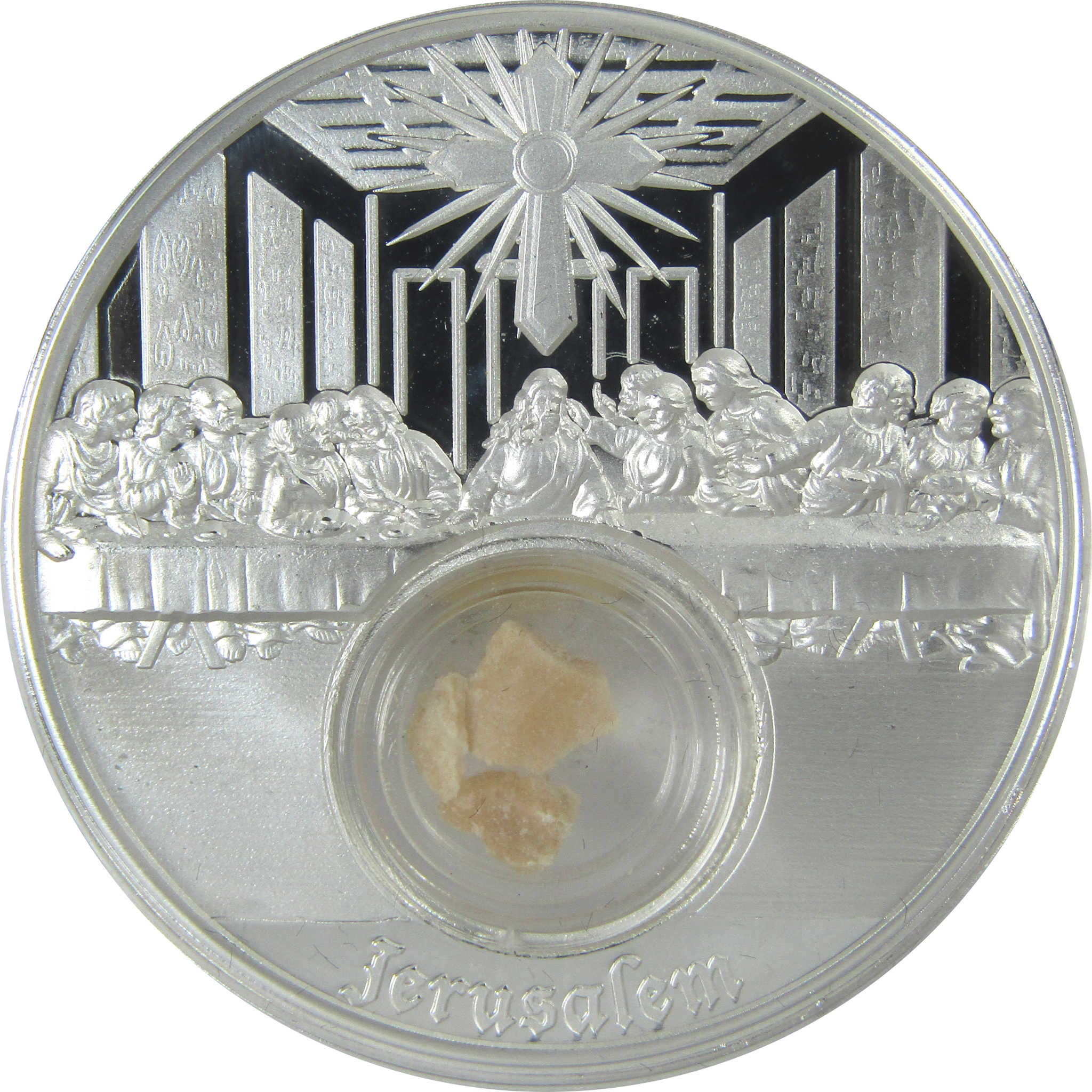 2022 Jerusalem Stone - Footsteps of Jesus 1 oz .999 Silver SKU:CPC9186