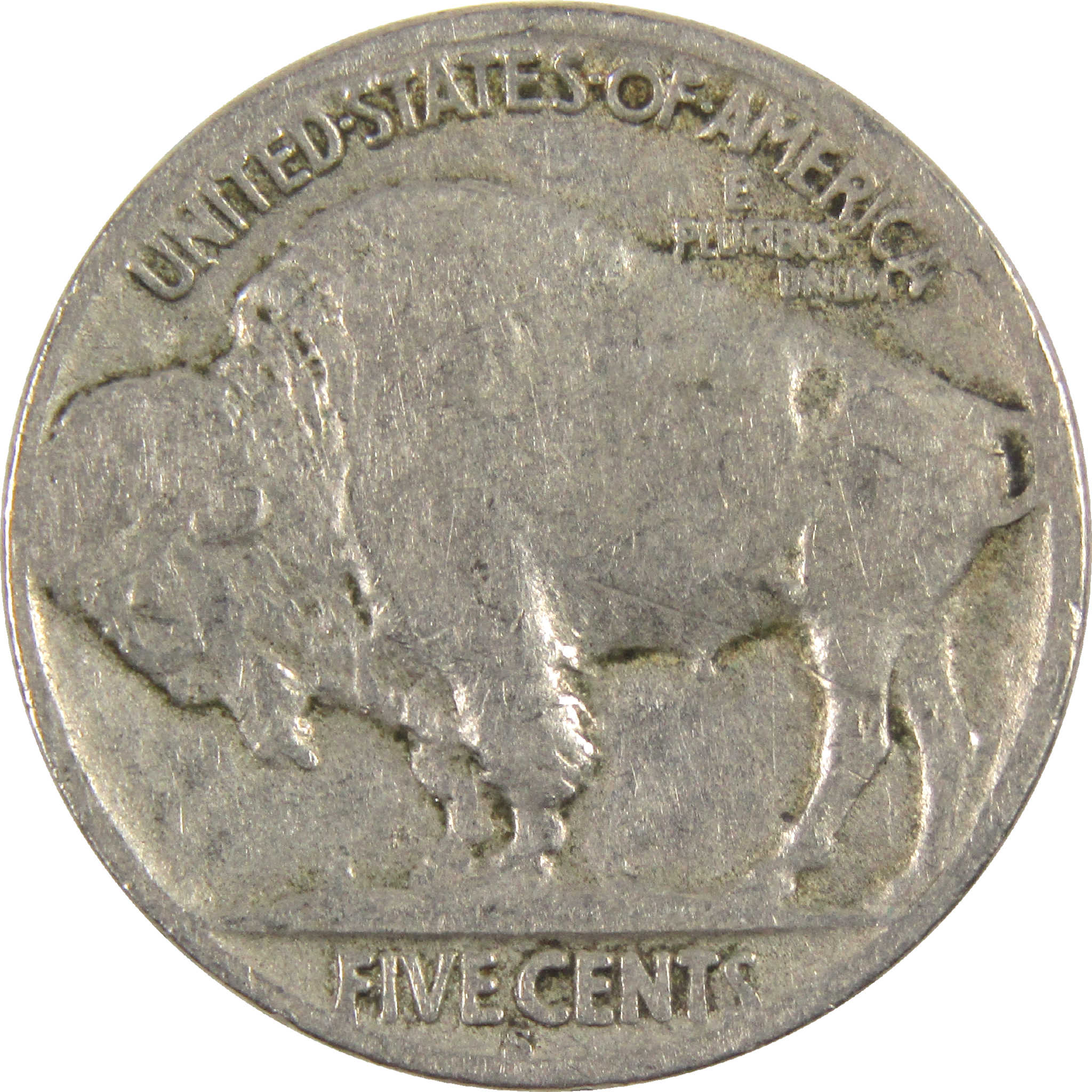 1936 S Indian Head Buffalo Nickel G Good 5c Coin