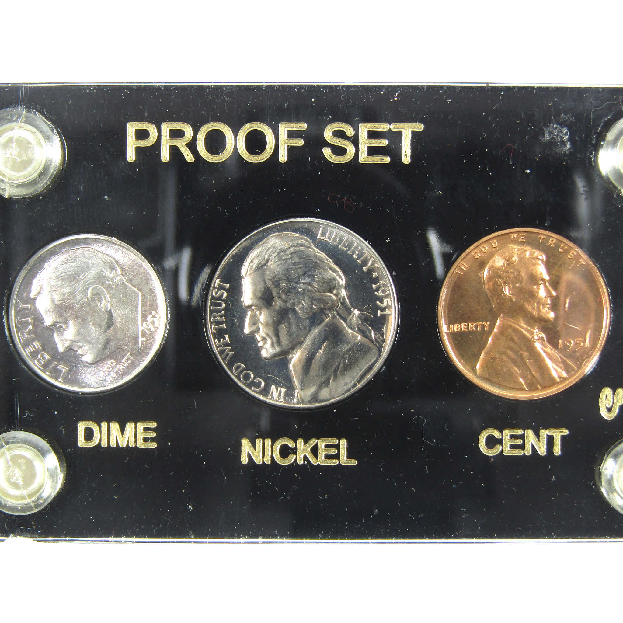 1951 Proof Set 5 Piece Choice Proof with Capital Holder SKU:I14896