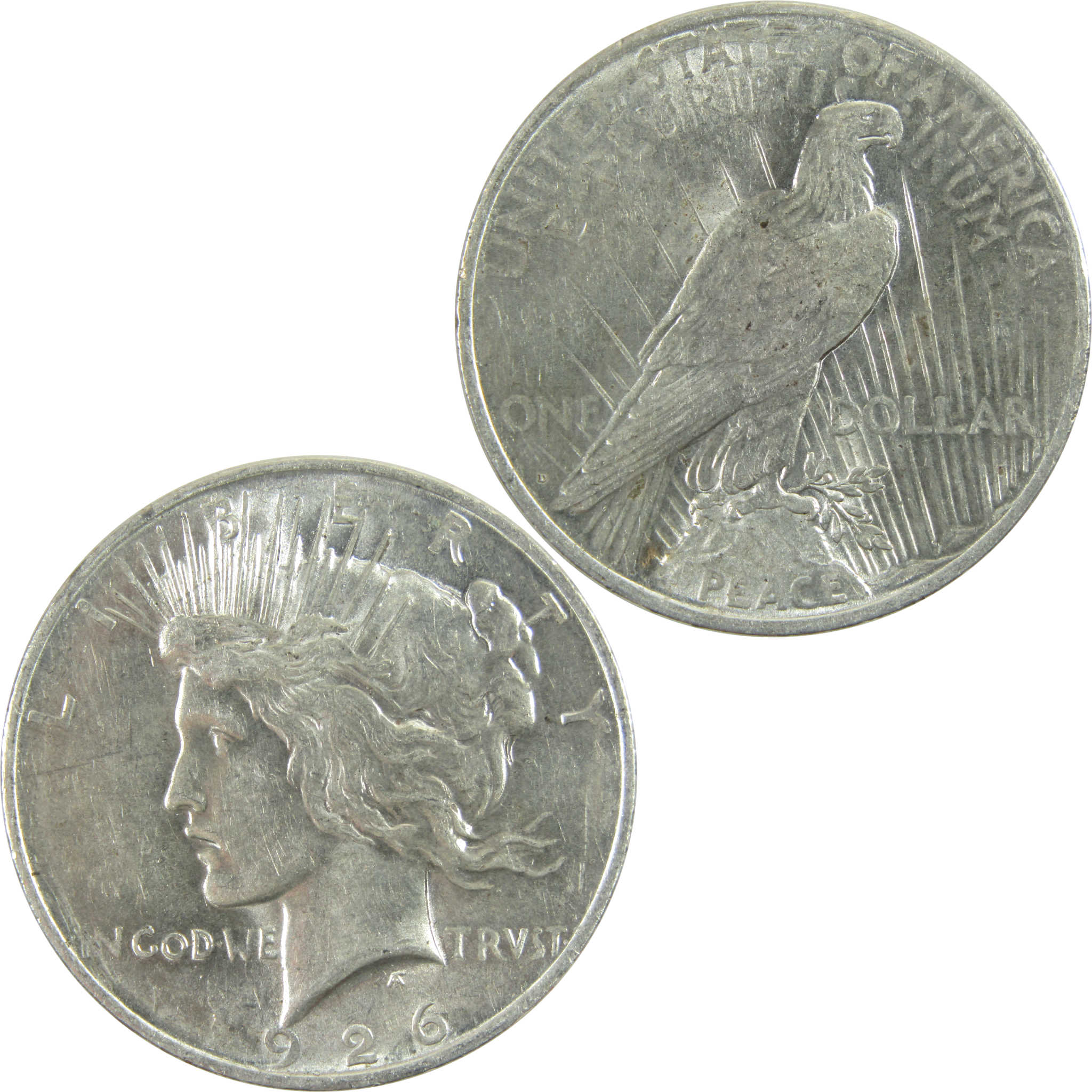 1926 D Peace Dollar CH AU Choice About Uncirculated Silver SKU:CPC7921