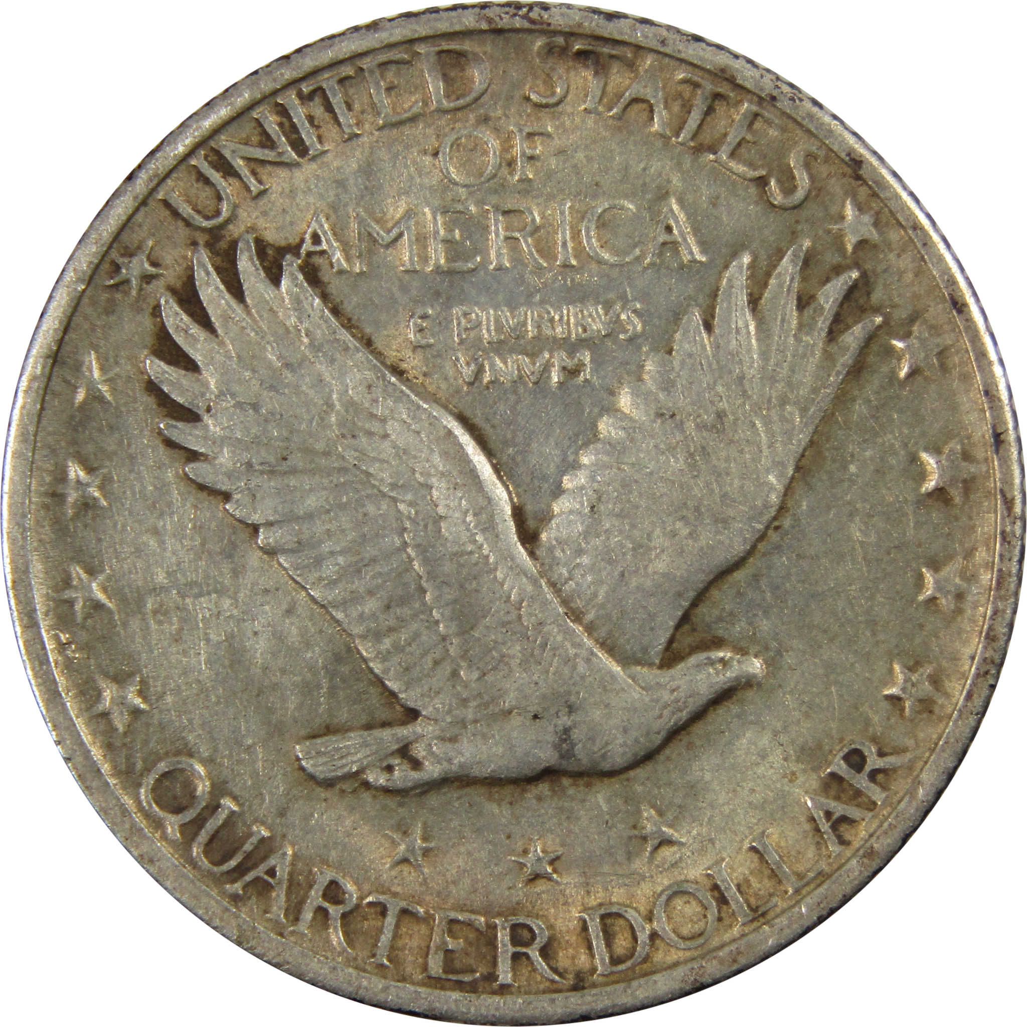 1925 Standing Liberty Quarter About Uncirculated 90% Silver SKU:I7774