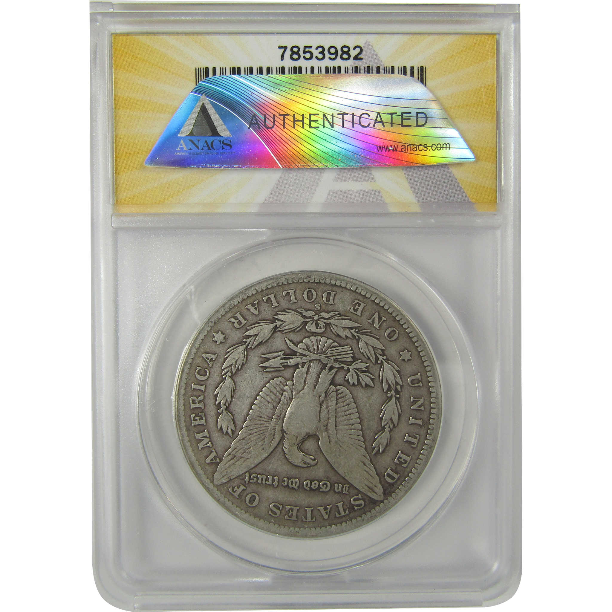 1896 S Morgan Dollar F 12 ANACS Silver $1 Coin SKU:I20775 - Morgan coin - Morgan silver dollar - Morgan silver dollar for sale - Profile Coins &amp; Collectibles