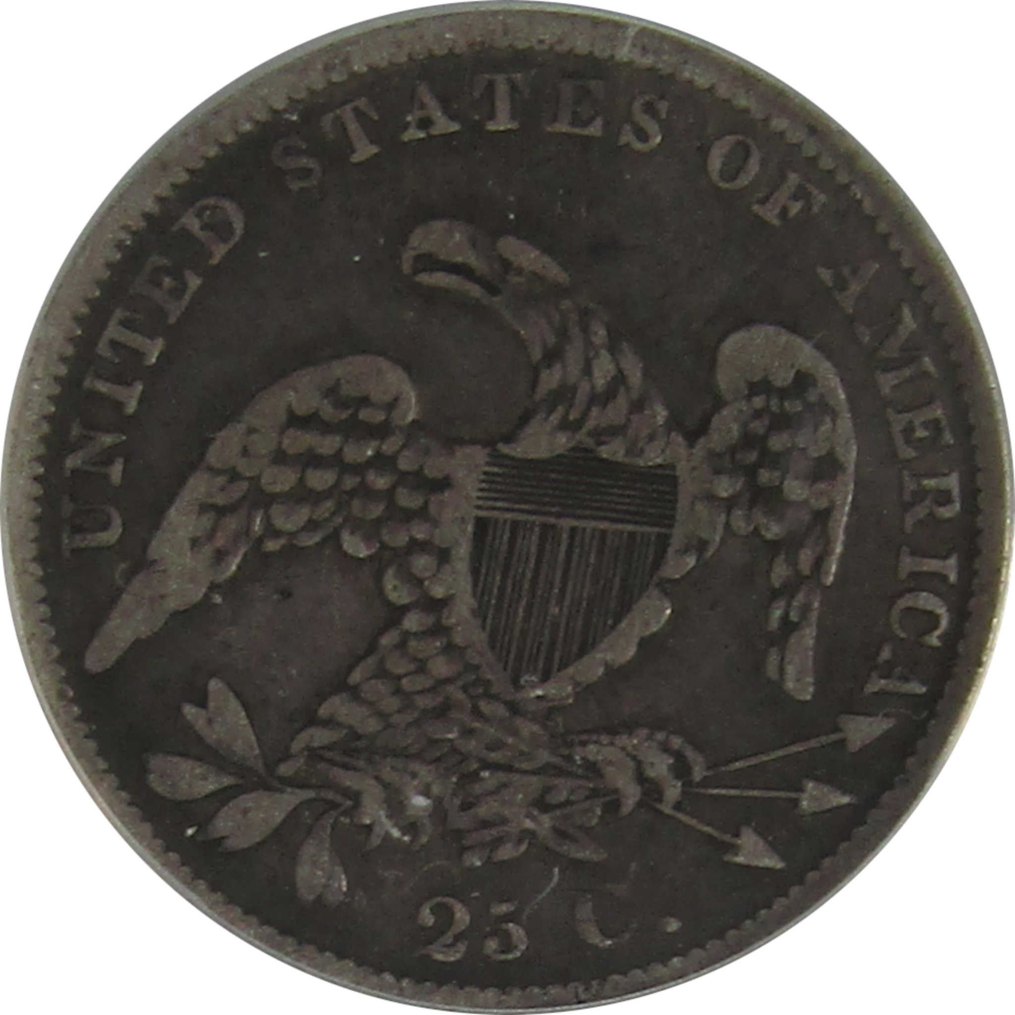 1838 B-1 Capped Bust Quarter VF 30 ANACS Silver 25c Coin SKU:I23028