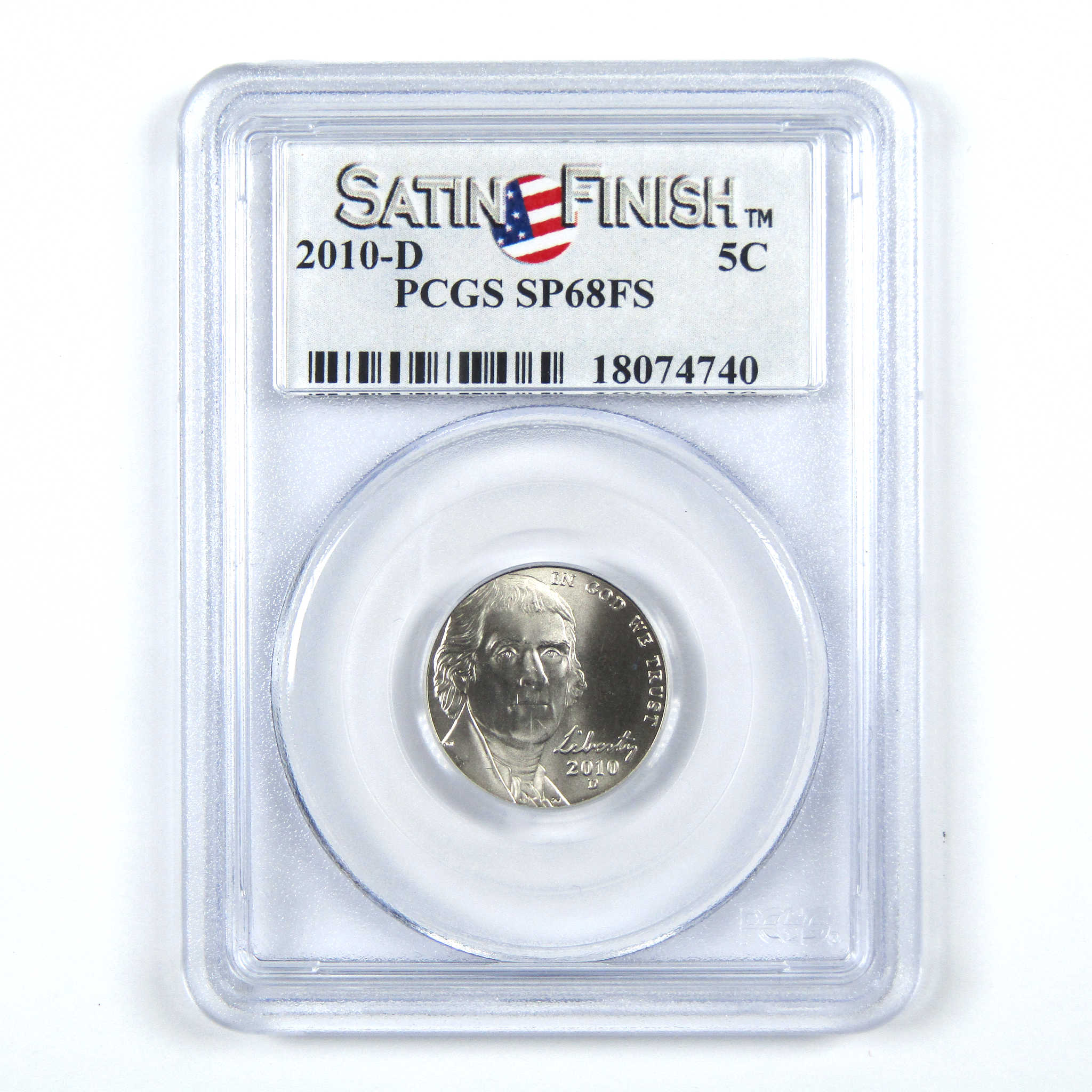 2010 P&D Jefferson Nickel 2 Coin Set SP 68 FS PCGS Satin SKU:CPC5494