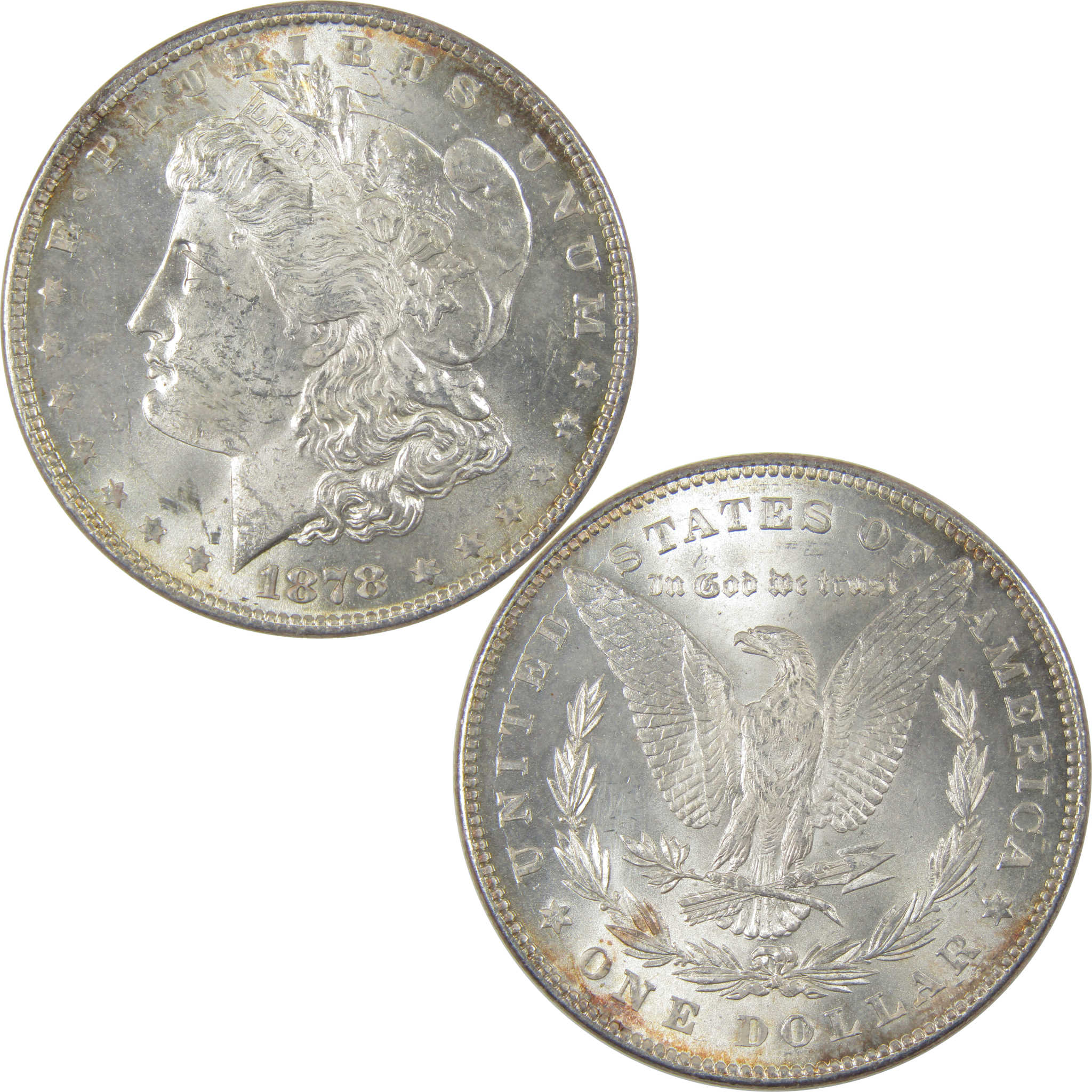 1878 7/8TF Strong Morgan Dollar Uncirculated Silver SKU:I23825 - Morgan coin - Morgan silver dollar - Morgan silver dollar for sale - Profile Coins &amp; Collectibles