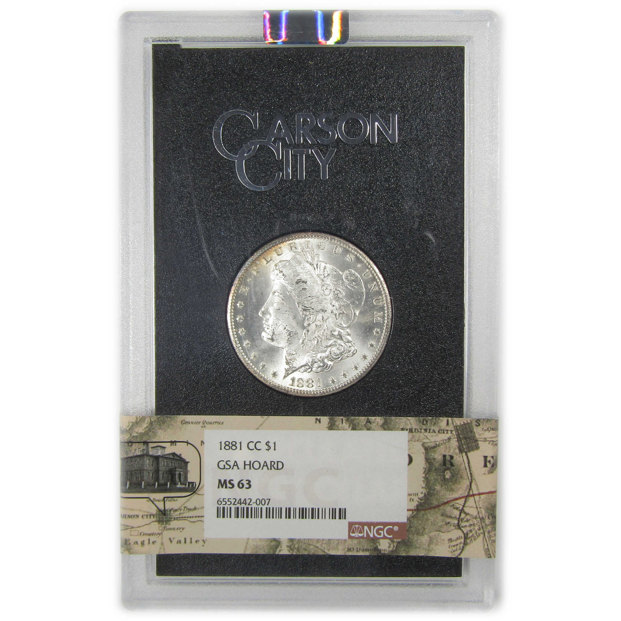 1881 CC GSA Morgan Dollar MS 63 NGC Silver Uncirculated SKU:CP5 - Morgan coin - Morgan silver dollar - Morgan silver dollar for sale - Profile Coins &amp; Collectibles