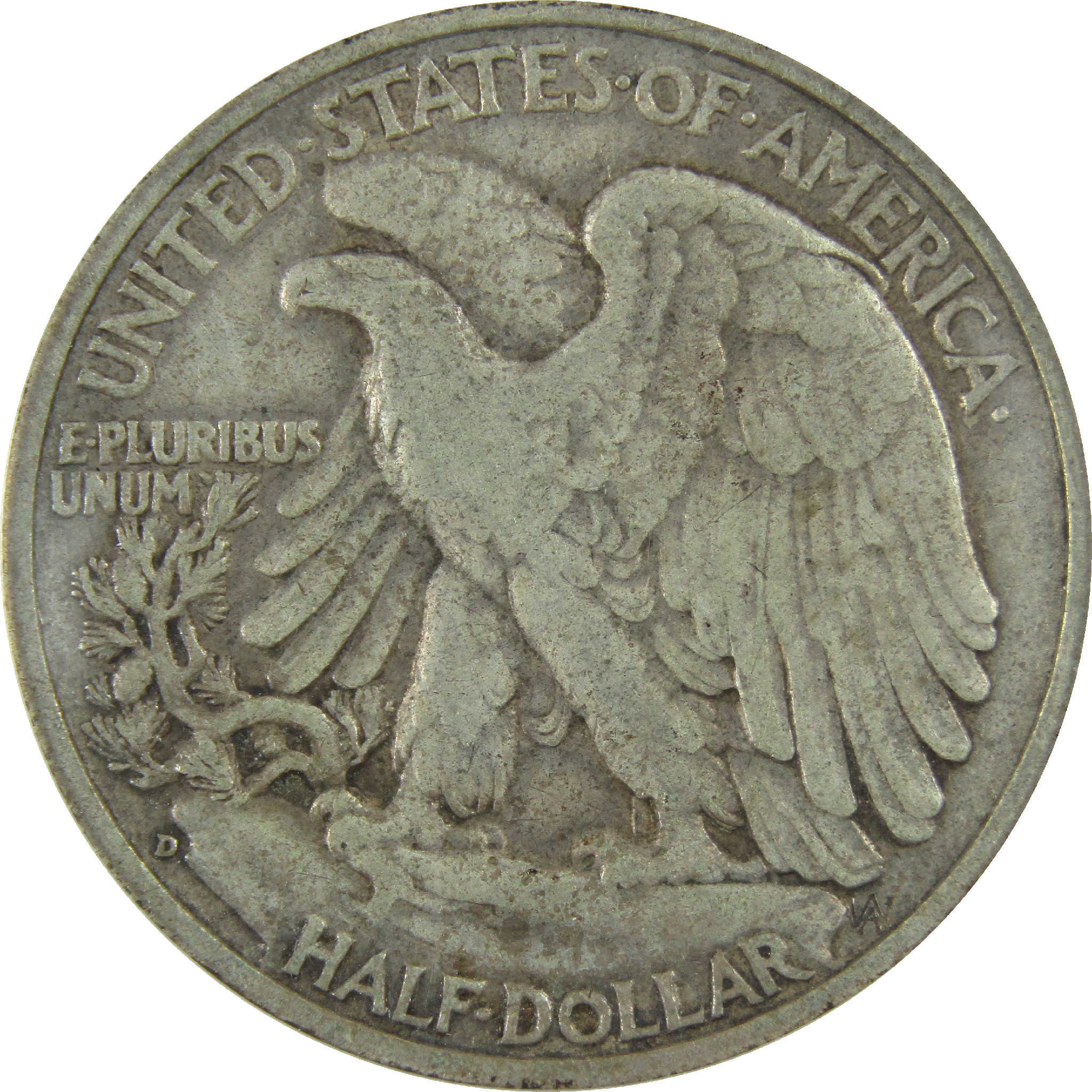 1938 D Liberty Walking Half VF 20 Details ANACS Silver SKU:I11905