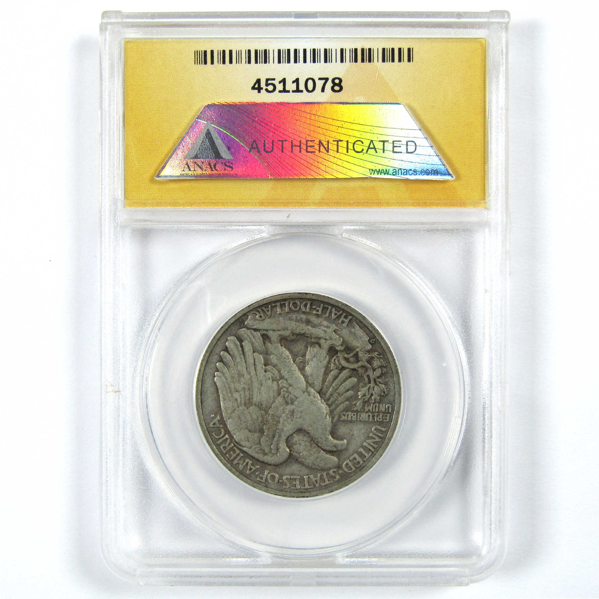 1938 D Liberty Walking Half VF 20 Details ANACS Silver SKU:I11905