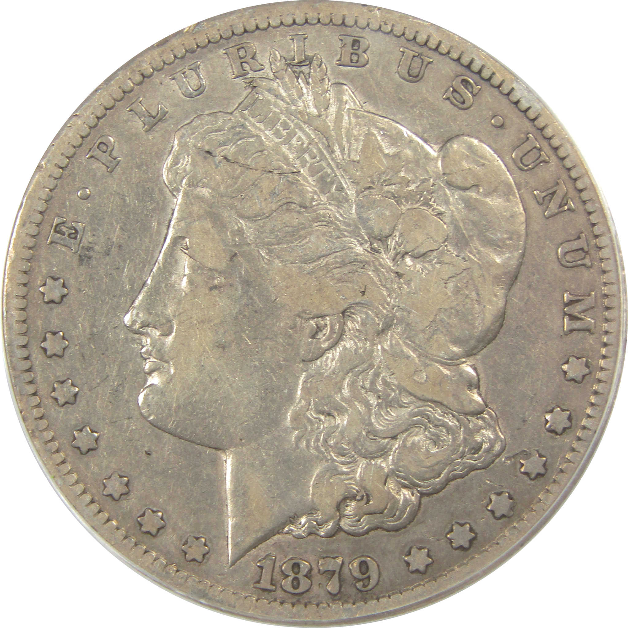 1879 CC VAM-3 Capped Die Morgan Dollar VF 20 Details ANACS SKU:I21926 - Morgan coin - Morgan silver dollar - Morgan silver dollar for sale - Profile Coins &amp; Collectibles
