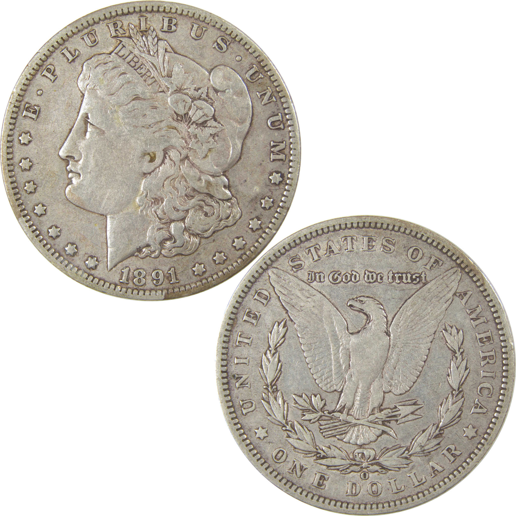 1891 O Morgan Dollar VF Very Fine Silver $1 Coin SKU:I23847 - Morgan coin - Morgan silver dollar - Morgan silver dollar for sale - Profile Coins &amp; Collectibles