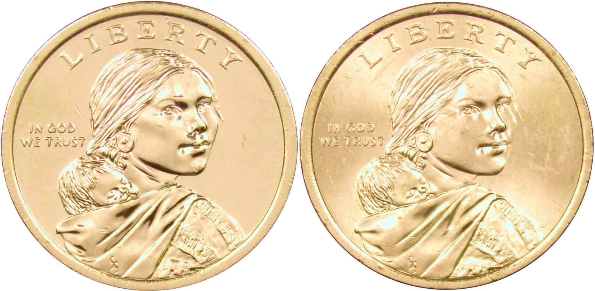 2016 P&D Native American Dollar 2 Coin Set Uncirculated Mint State