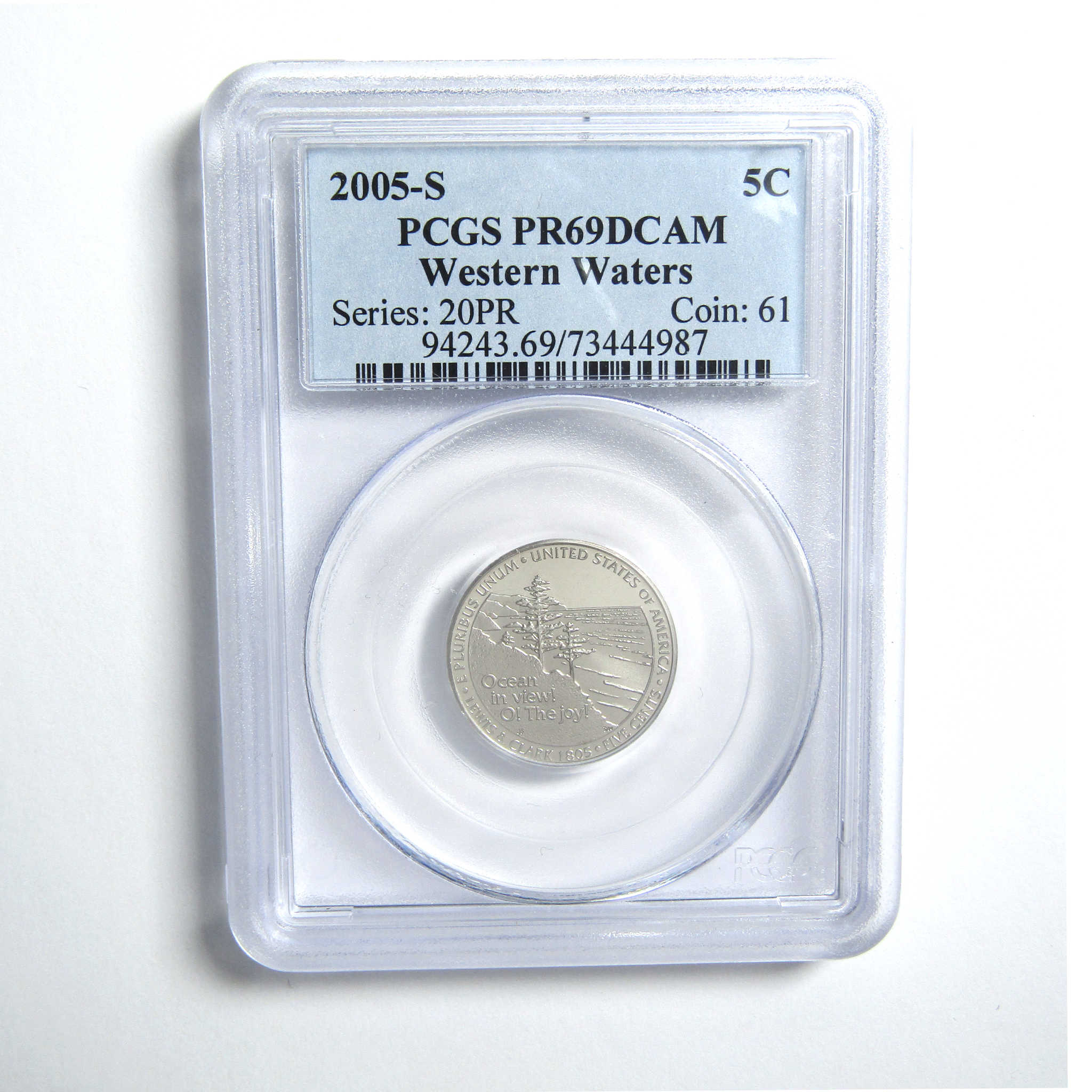 2005 S Ocean in View Jefferson Nickel PR 69 DCAM PCGS 5c SKU:CPC5092