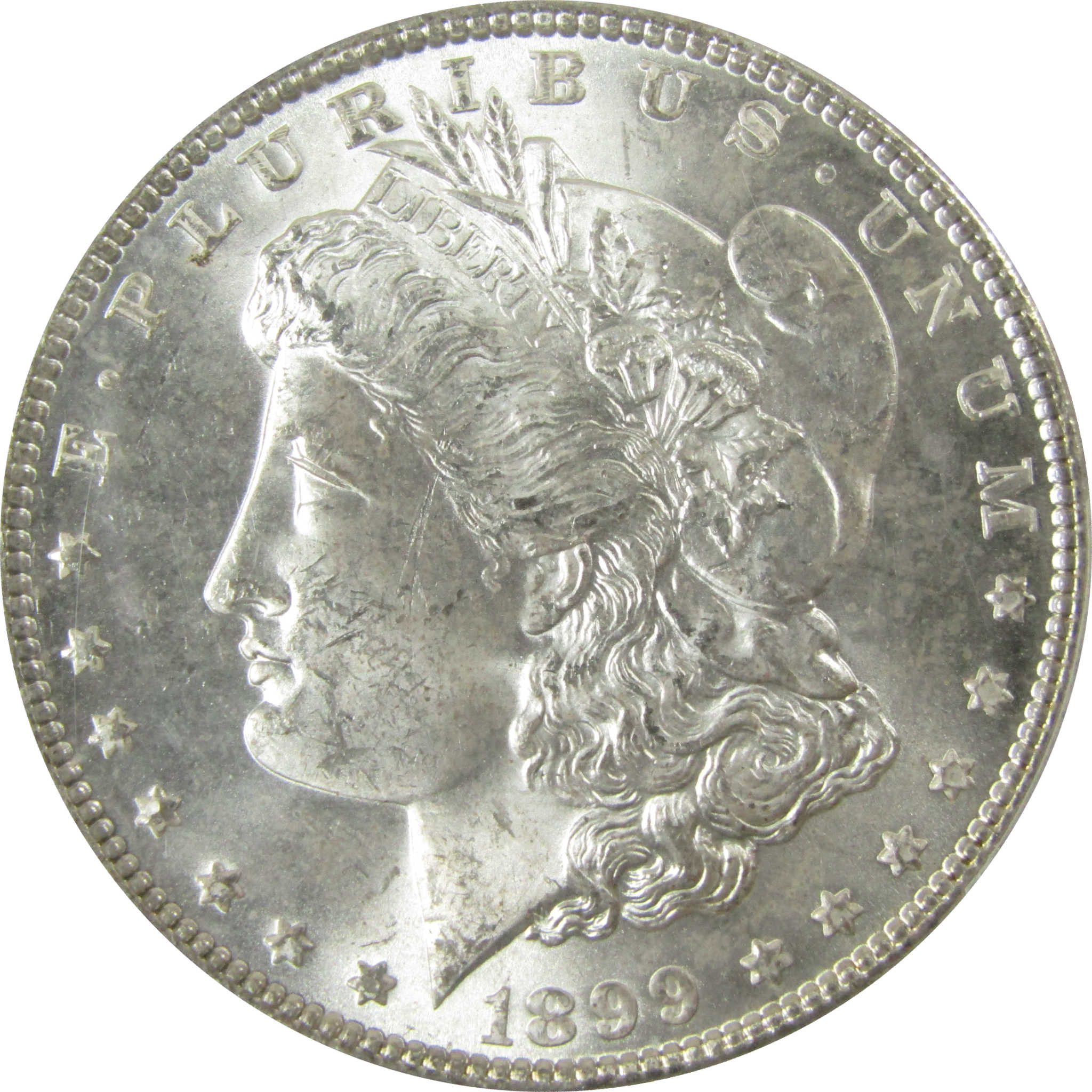 1899 Morgan Silver Dollar MS 63 PCGS Uncirculated $1 Coin SKU:I28359