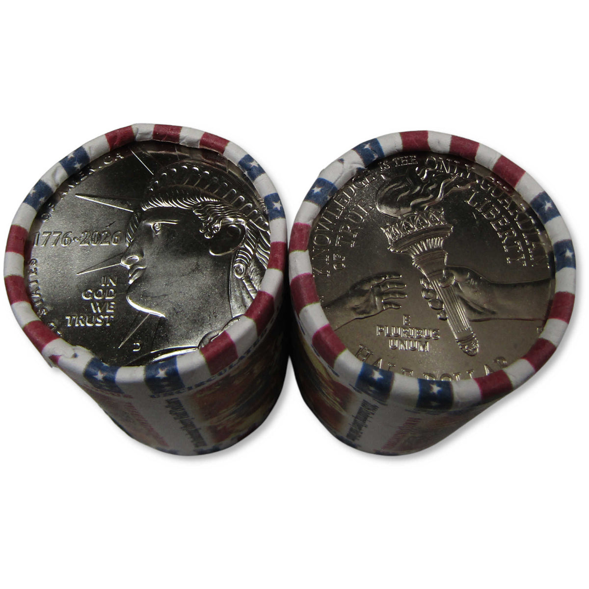 2026 P&D Enduring Liberty Semiquincentennial 50c Uncirculated Rolls