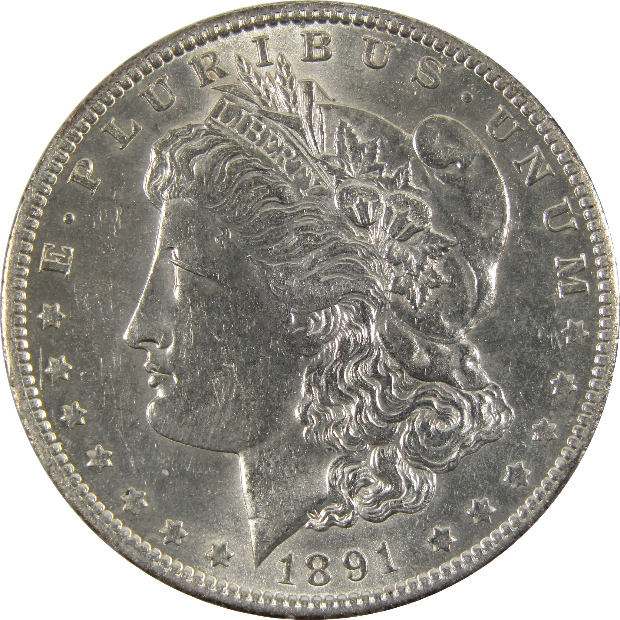 1891 O Morgan Dollar AU About Uncirculated 90% Silver $1 SKU:CPC3784 - Morgan coin - Morgan silver dollar - Morgan silver dollar for sale - Profile Coins &amp; Collectibles