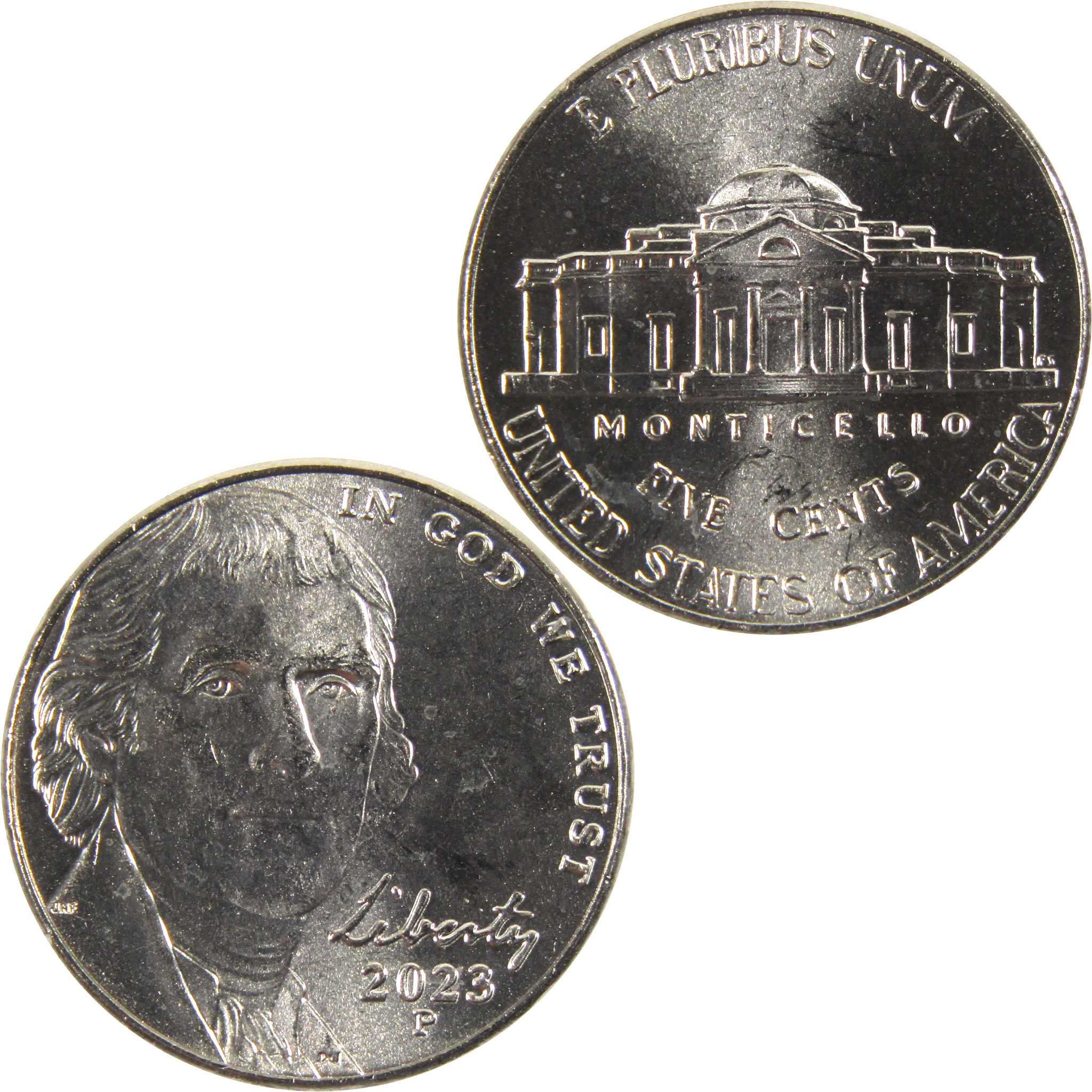 2023 P Jefferson Nickel BU Uncirculated 5c Coin