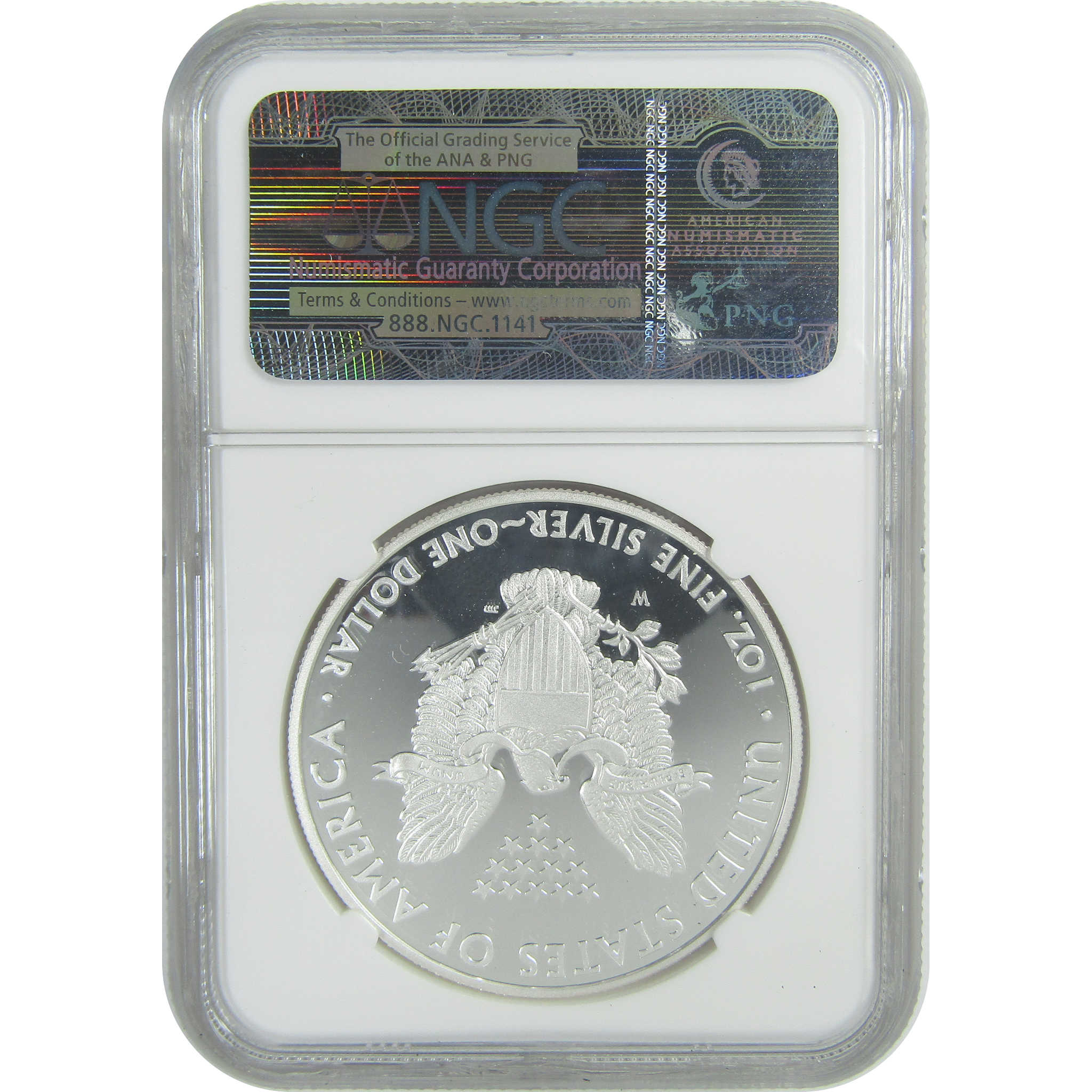 2008 W American Silver Eagle PF 70 UCAM NGC Proof $1 SKU:CPC9455