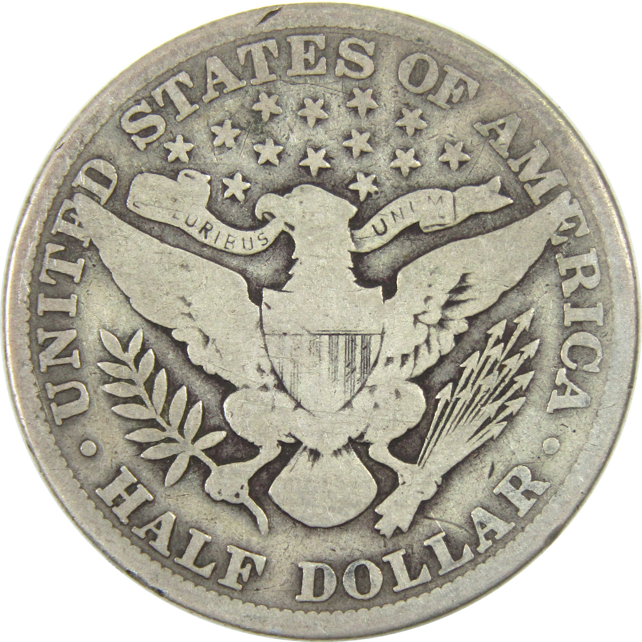 1911 Barber Half Dollar G Good Silver 50c Coin SKU:I12803