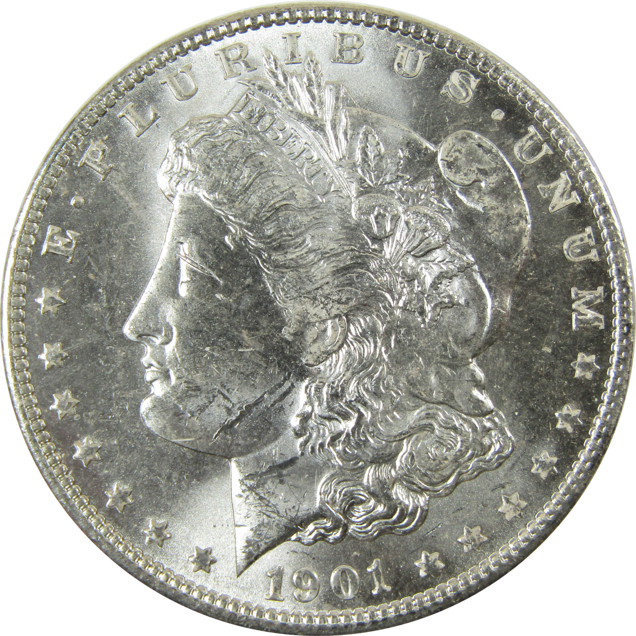 1901 O Morgan Silver Dollar Uncirculated Mint State $1 Coin SKU:I28493
