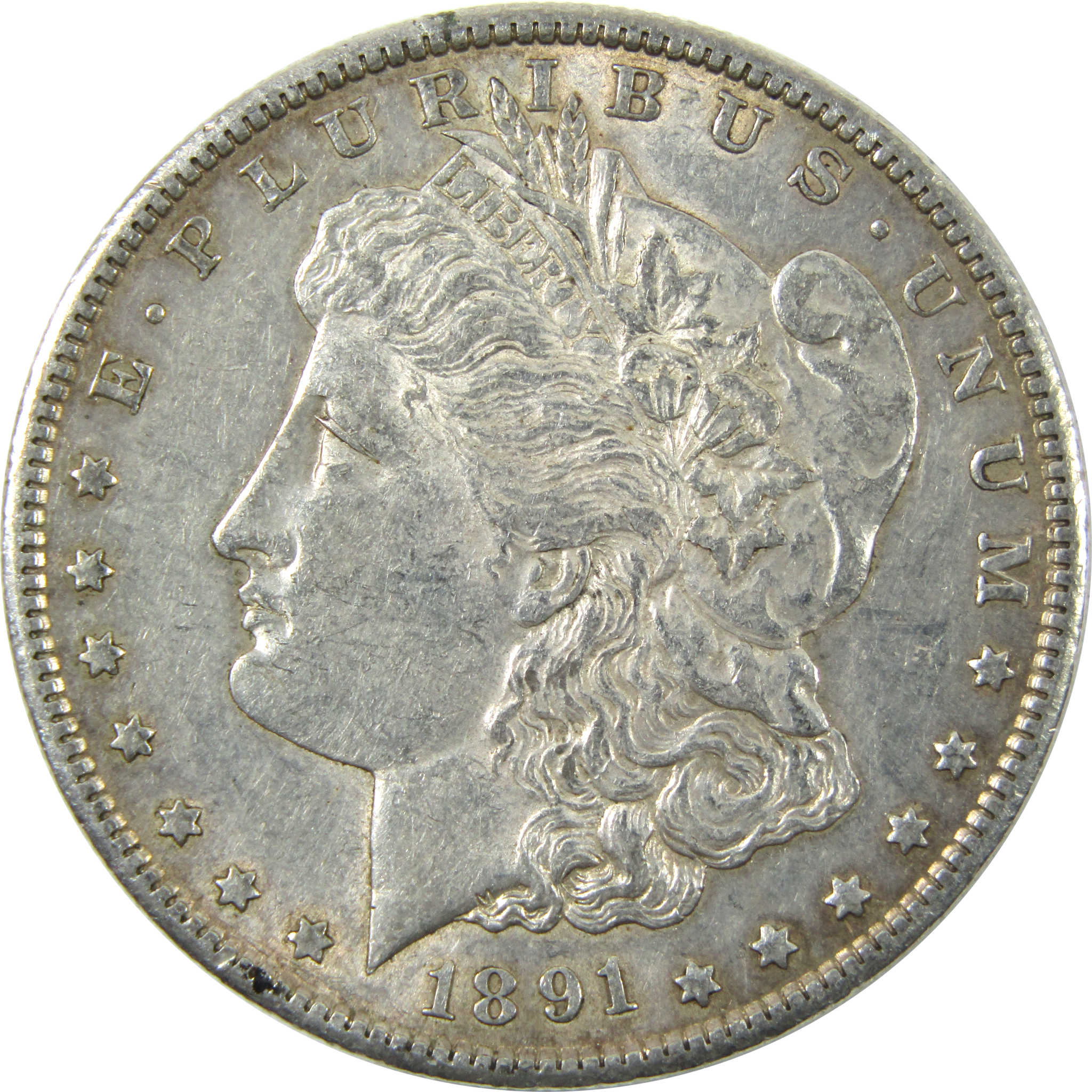 1891 S Morgan Dollar AU About Uncirculated Silver $1 Coin SKU:I14192 - Morgan coin - Morgan silver dollar - Morgan silver dollar for sale - Profile Coins &amp; Collectibles