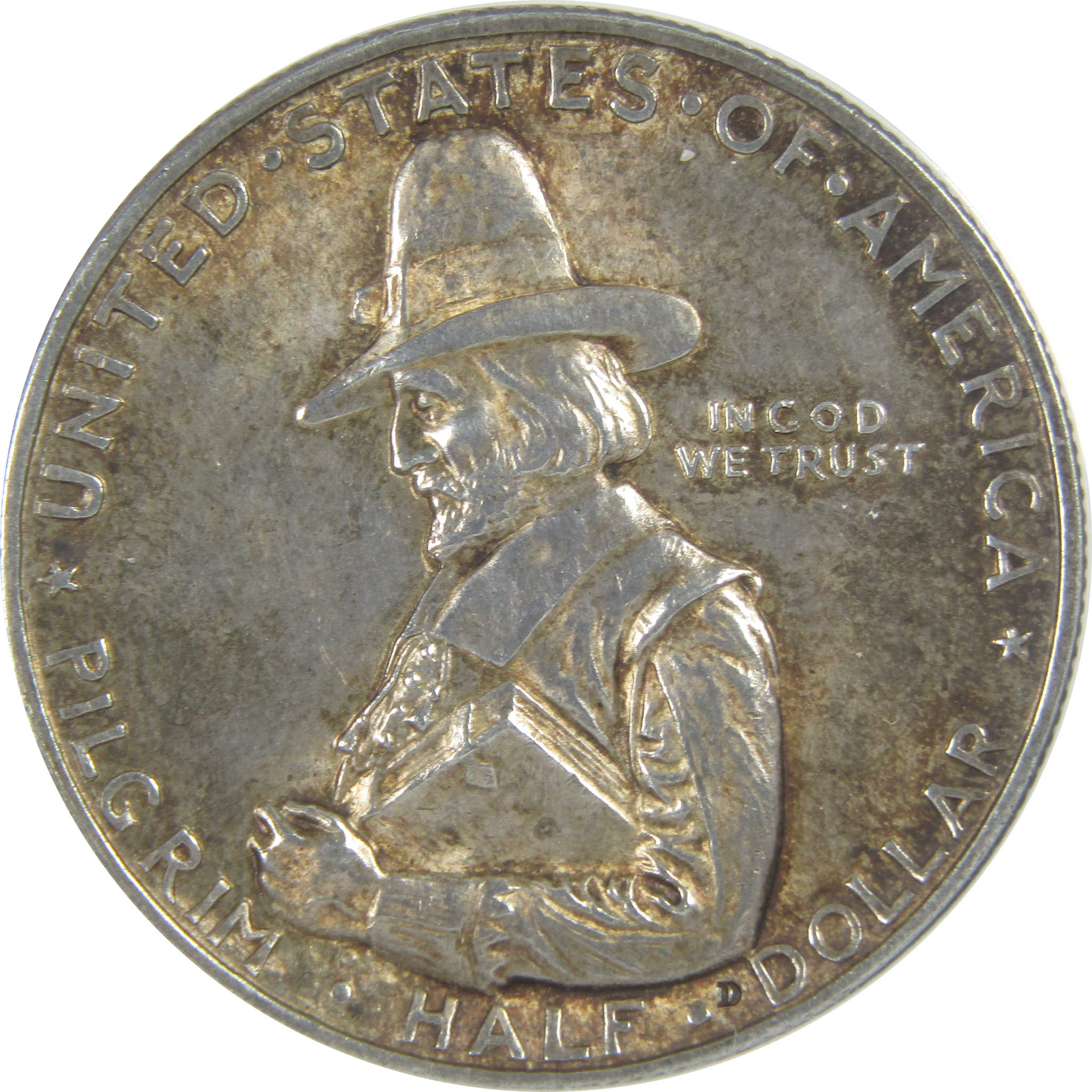 Pilgrim Commemorative Half Dollar 1920 AU 58 ANACS Silver SKU:I16369