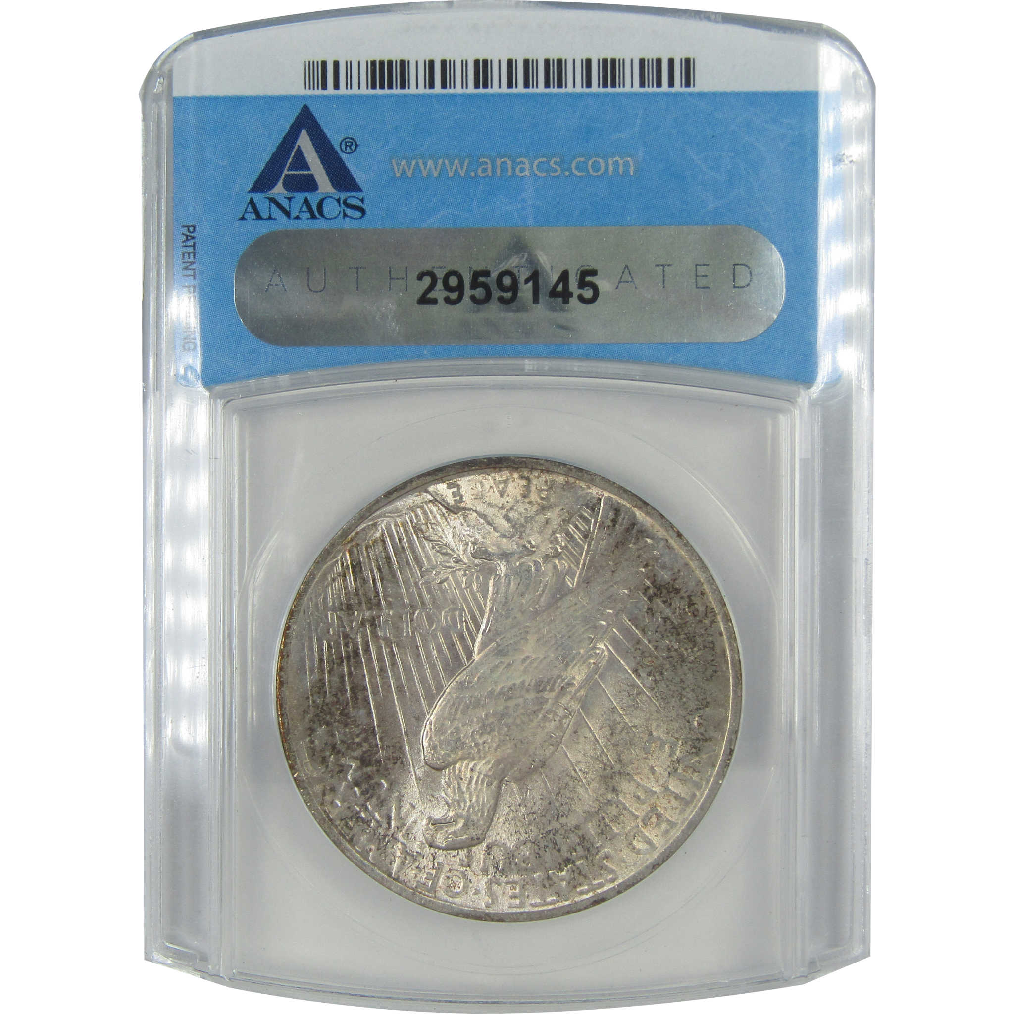 1922 VAM-18 DDR Peace Dollar MS 62 ANACS Silver $1 Coin SKU:I16404