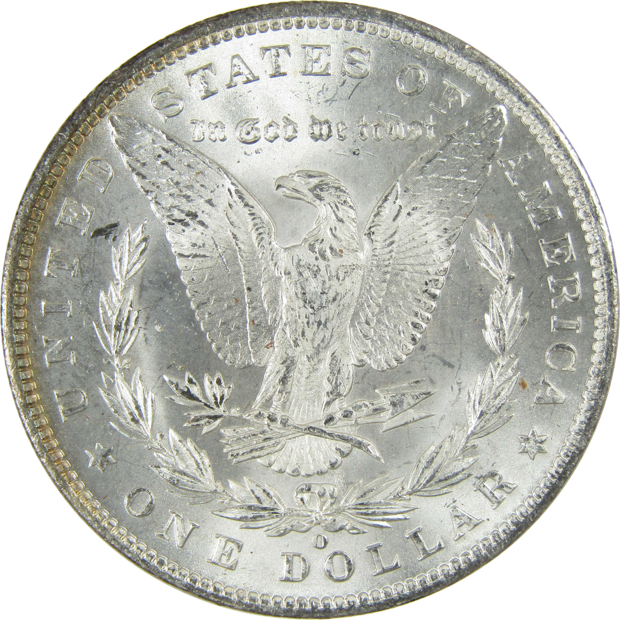 1885 O Morgan Silver Dollar Uncirculated $1 Coin Toned SKU:I27481