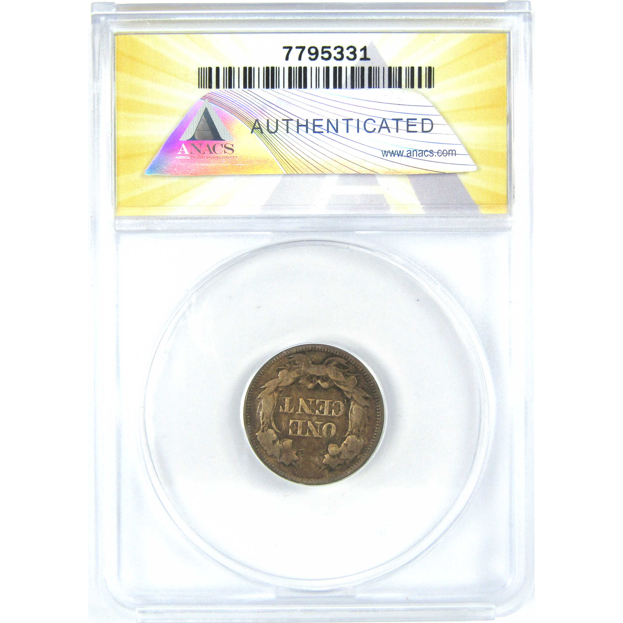 1857 Flying Eagle Cent VG 10 Details ANACS Copper-Nickel SKU:I16060