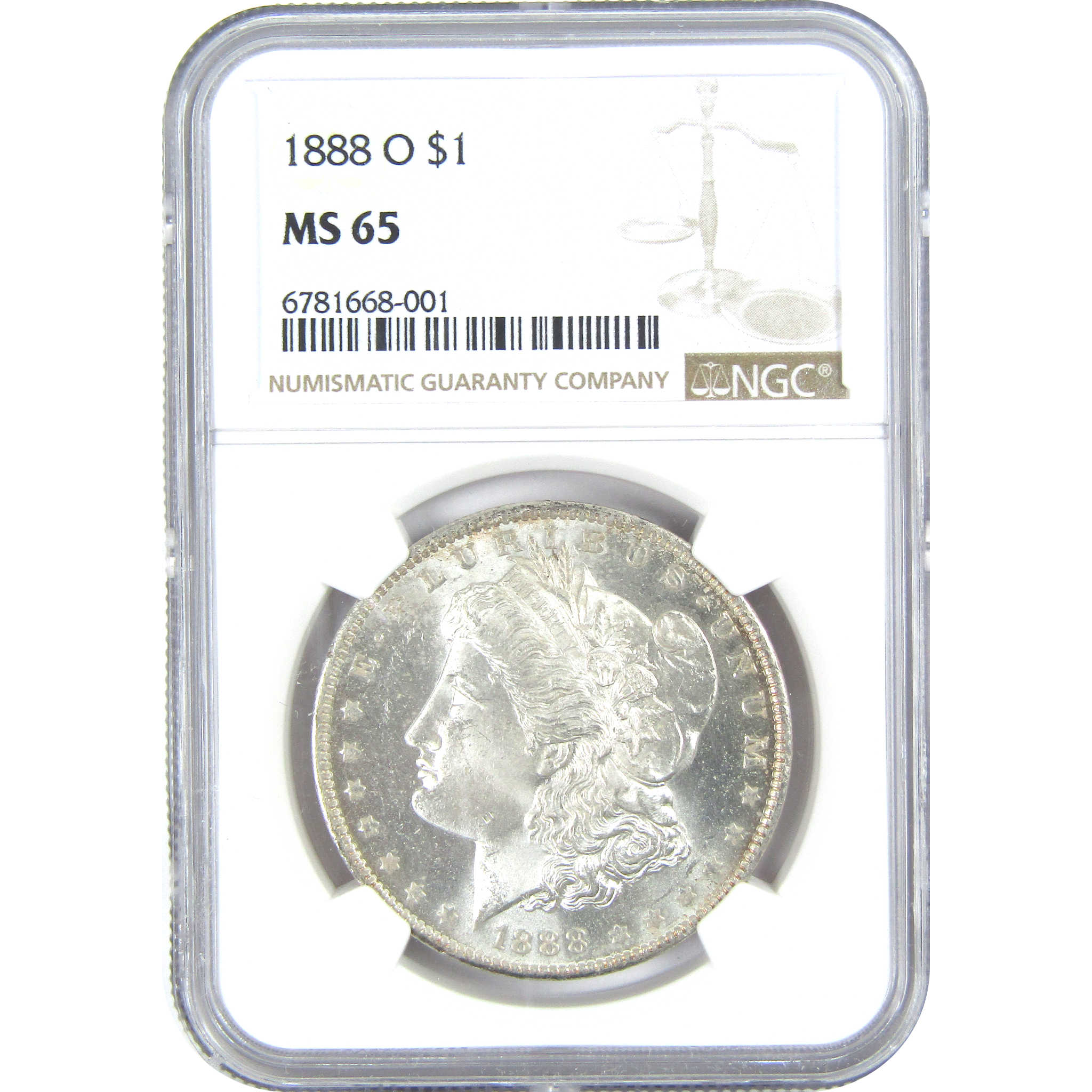 1888 O Morgan Dollar MS 65 NGC Silver $1 Uncirculated Coin - Morgan coin - Morgan silver dollar - Morgan silver dollar for sale - Profile Coins &amp; Collectibles