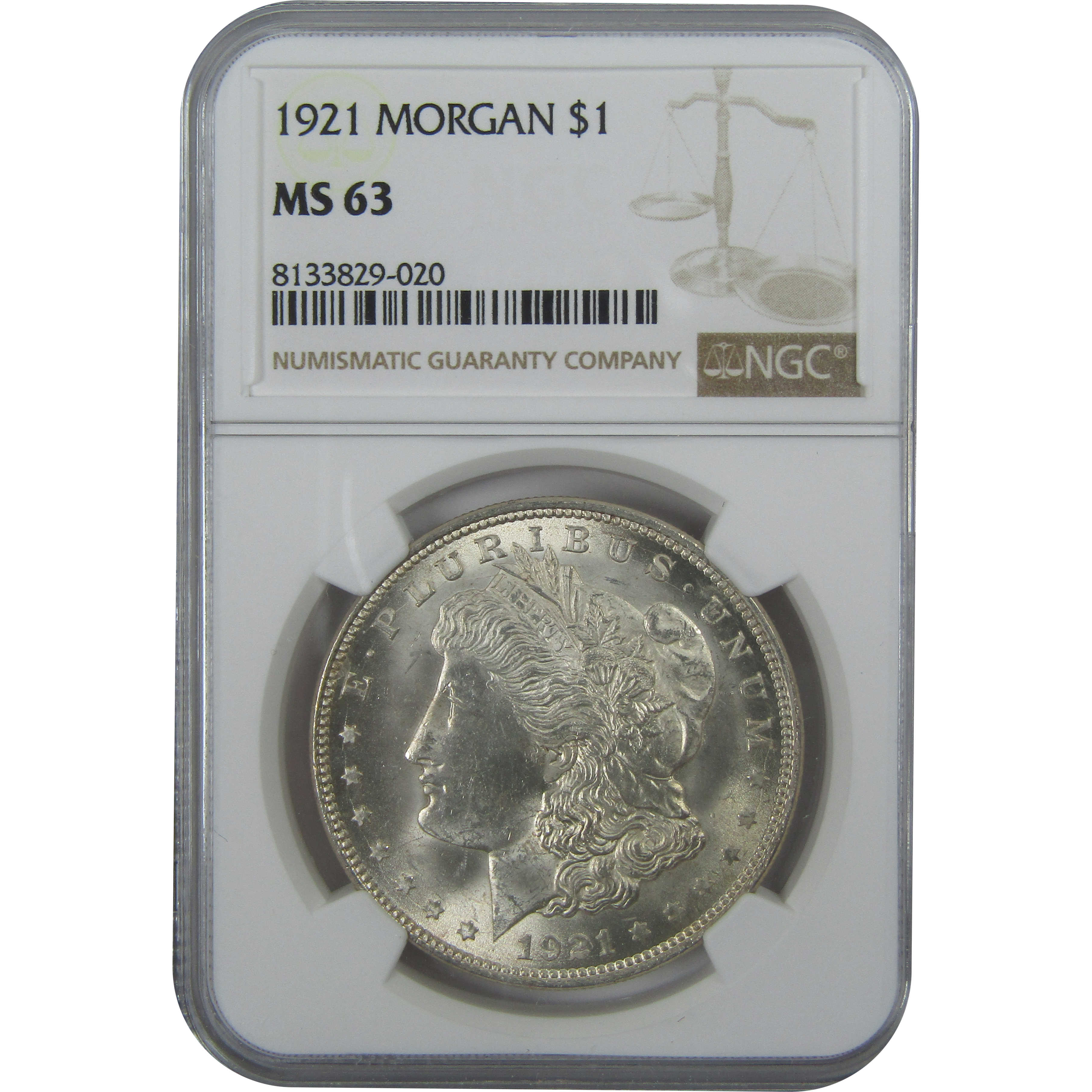 1921 Morgan Dollar MS 63 NGC Silver $1 Uncirculated Coin SKU:I15711 - Morgan coin - Morgan silver dollar - Morgan silver dollar for sale - Profile Coins &amp; Collectibles