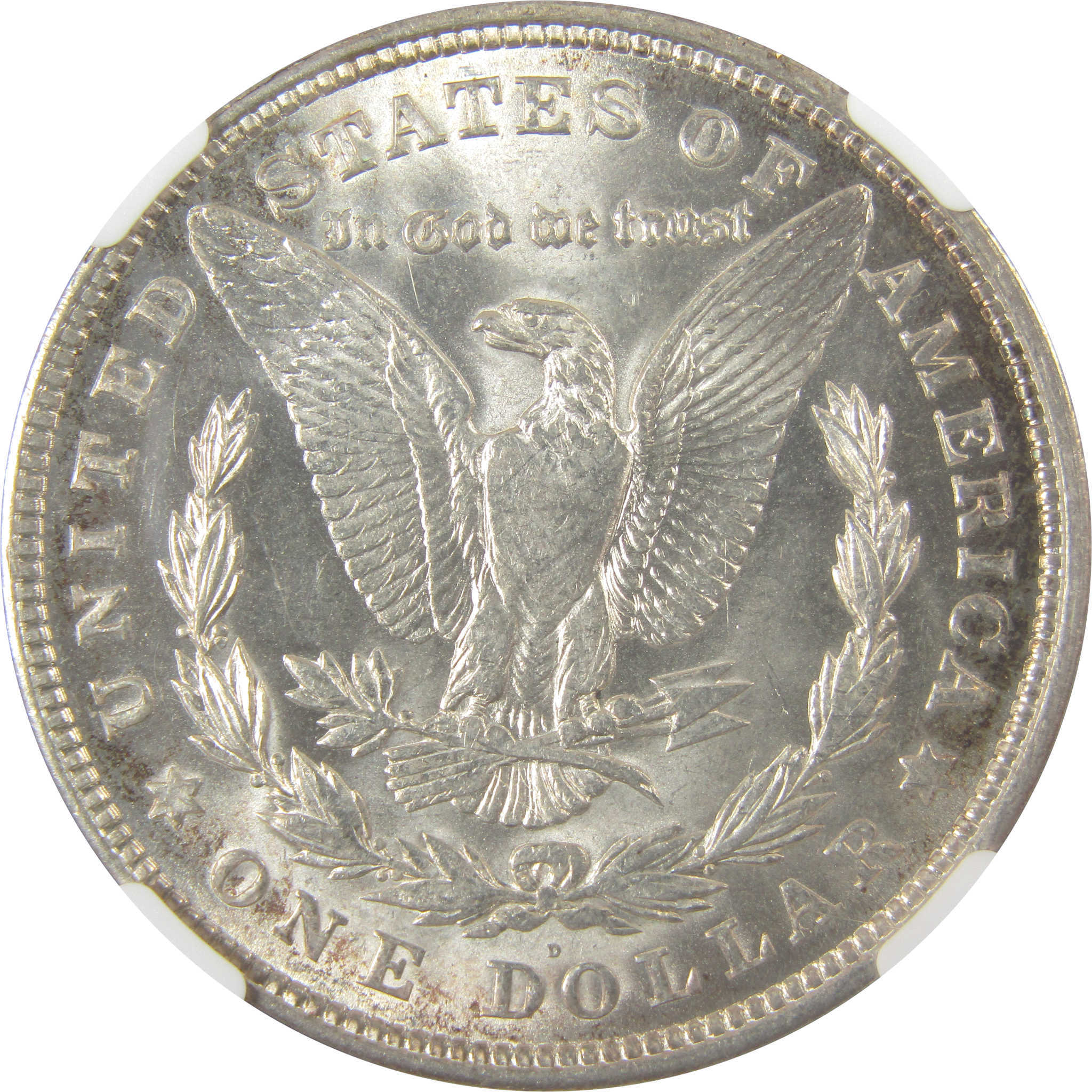 1921 D Morgan Silver Dollar MS 63 NGC Uncirculated $1 Coin SKU:I24100