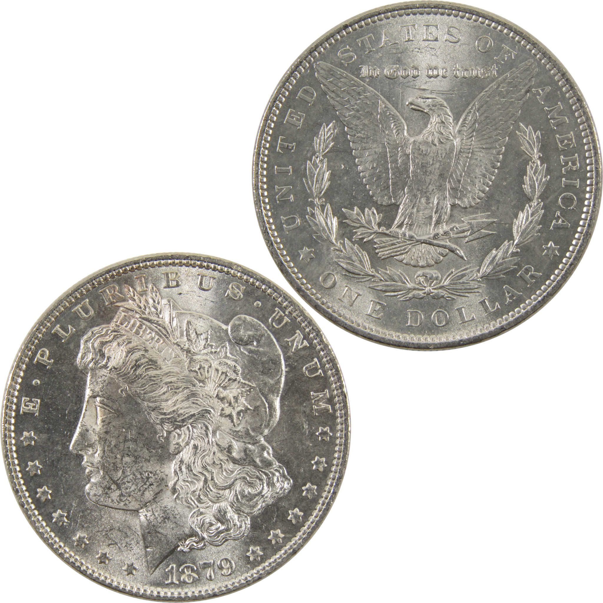 1879 Morgan Dollar BU Uncirculated 0.9 Silver $1 Coin SKU:I10312 - Morgan coin - Morgan silver dollar - Morgan silver dollar for sale - Profile Coins &amp; Collectibles
