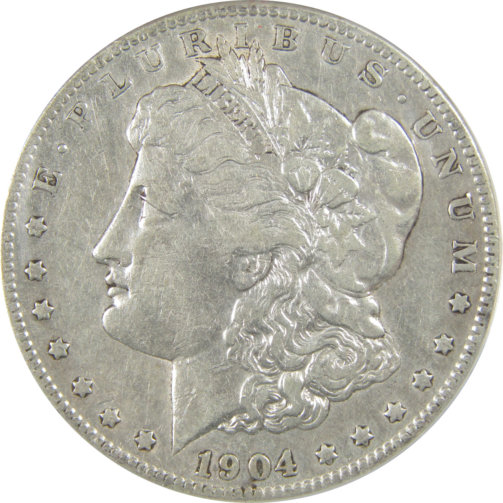 1904 S Morgan Dollar VF 30 Details ANACS Silver $1 Coin SKU:I21169 - Morgan coin - Morgan silver dollar - Morgan silver dollar for sale - Profile Coins &amp; Collectibles