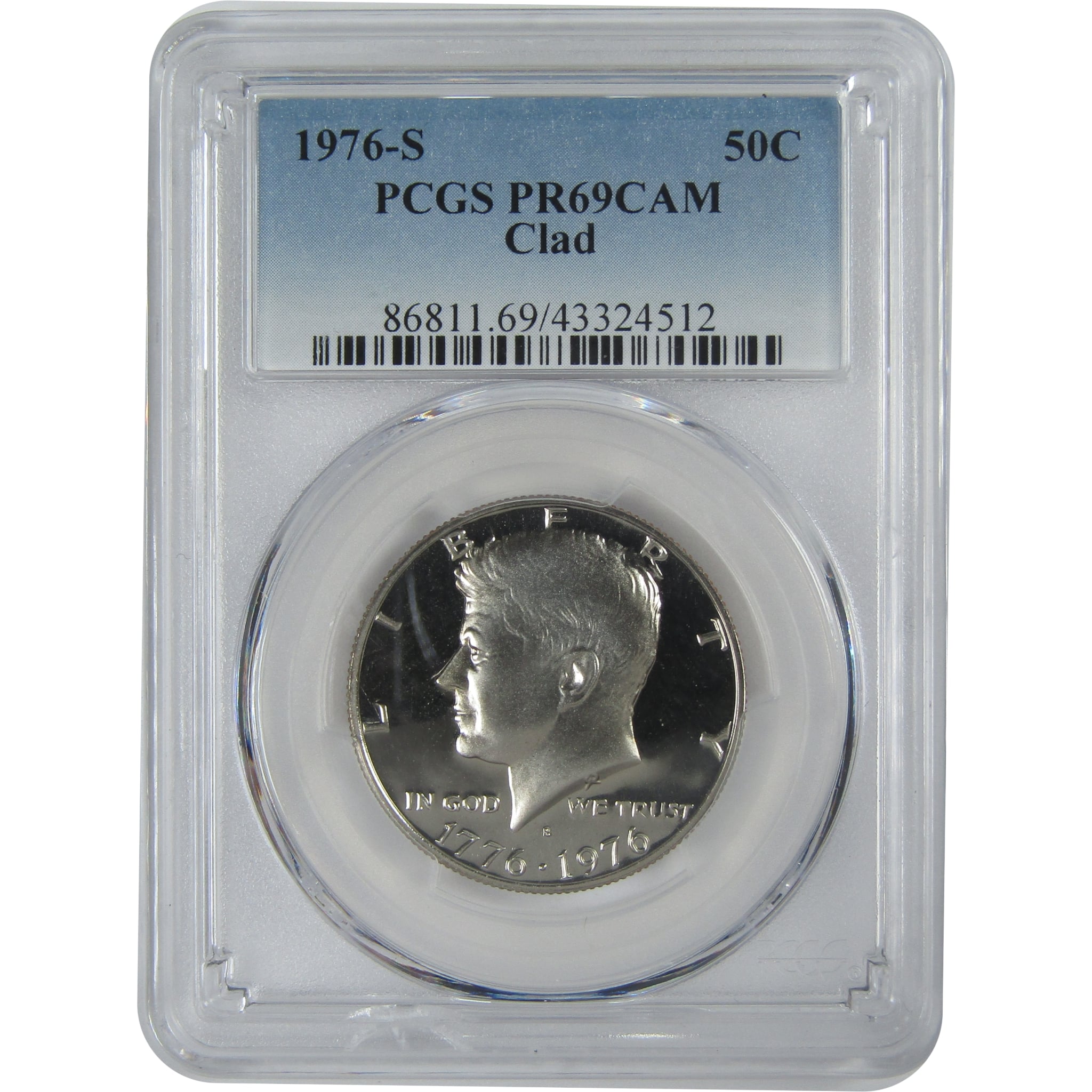 1976 S Kennedy Bicentennial Half PR 69 CAM PCGS Clad Proof SKU:CPC9086