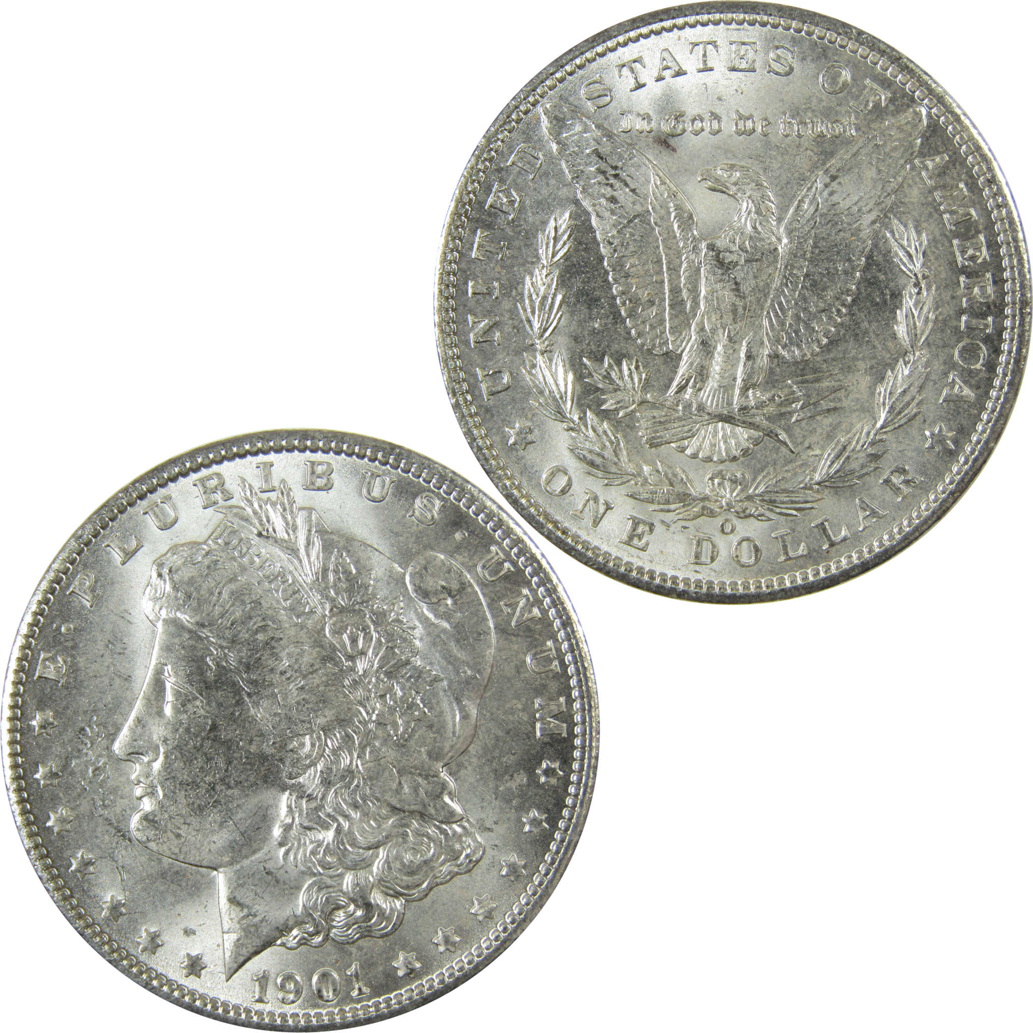 1901 O Morgan Silver Dollar Uncirculated Mint State $1 Coin SKU:I27752