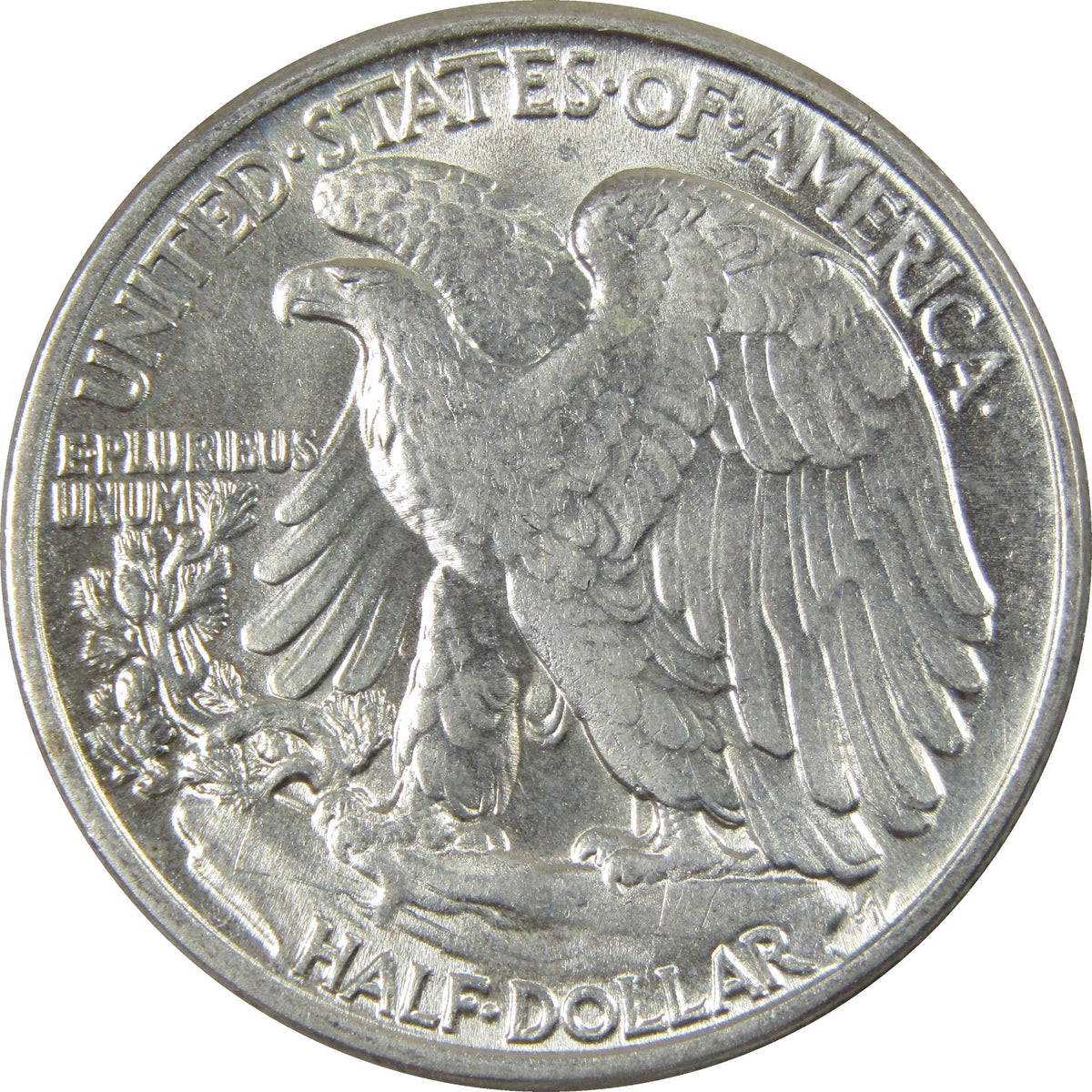 1945 Liberty Walking Silver 50c Borderline Uncirculated SKU:I28645