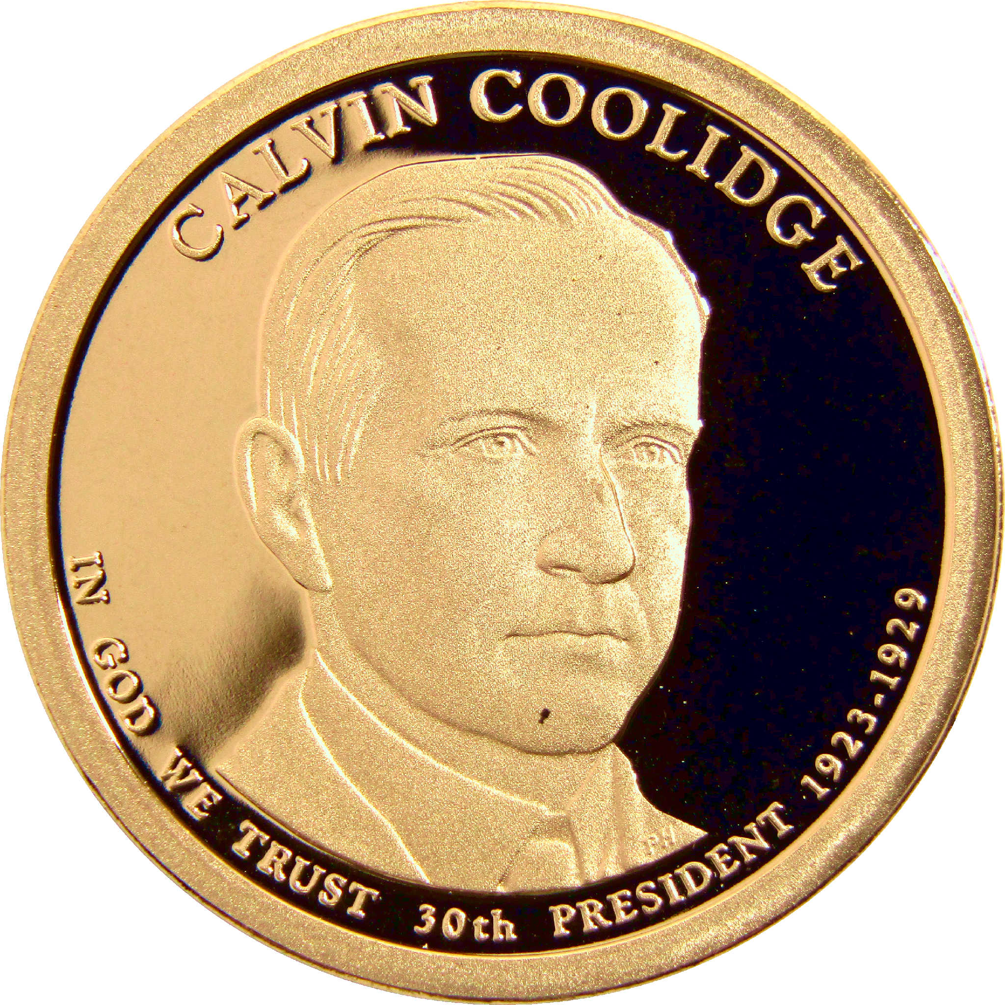 2014 S Calvin Coolidge Presidential Dollar Choice Proof $1 Coin