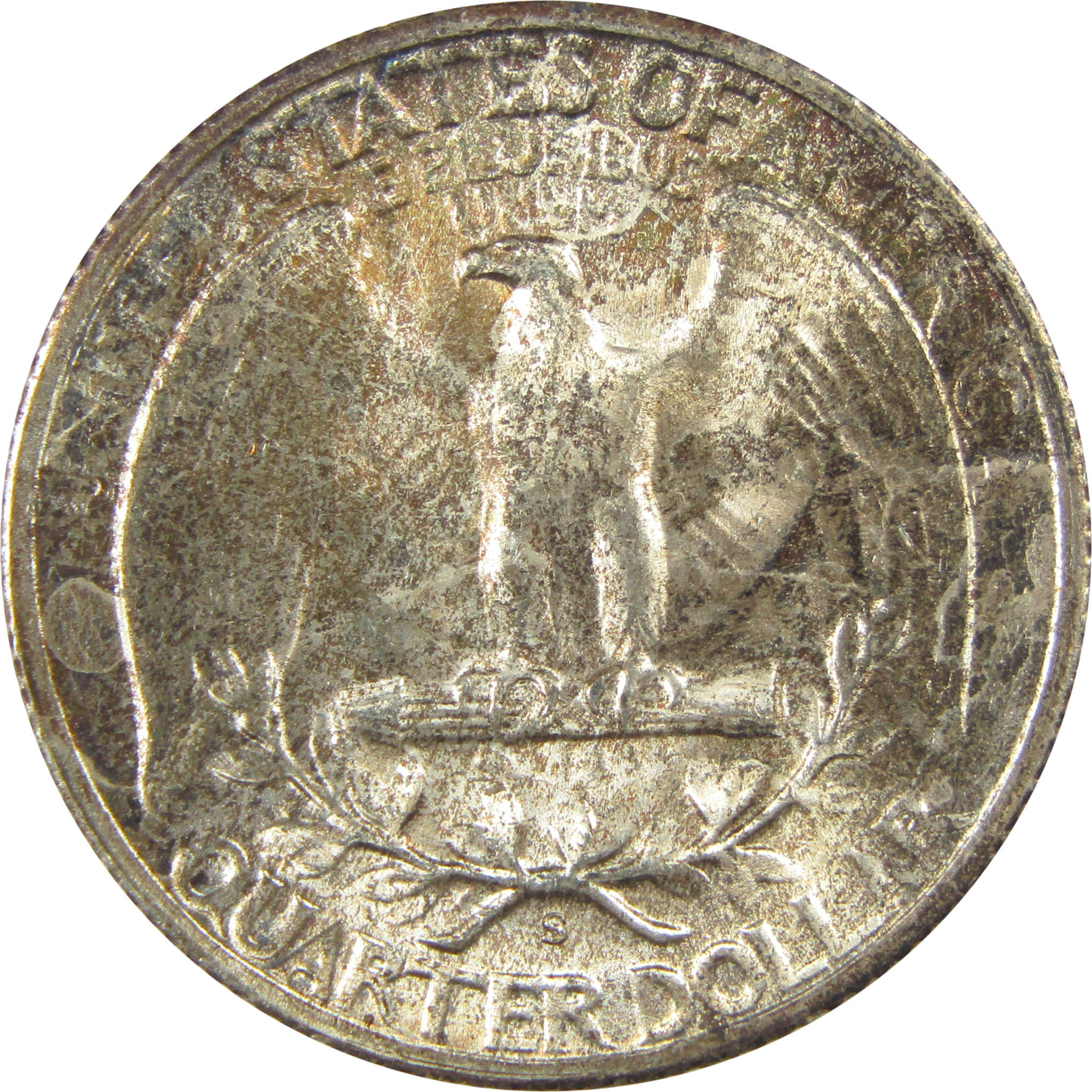 1946 S Washington Quarter Uncirculated Silver 25c Coin SKU:I21003