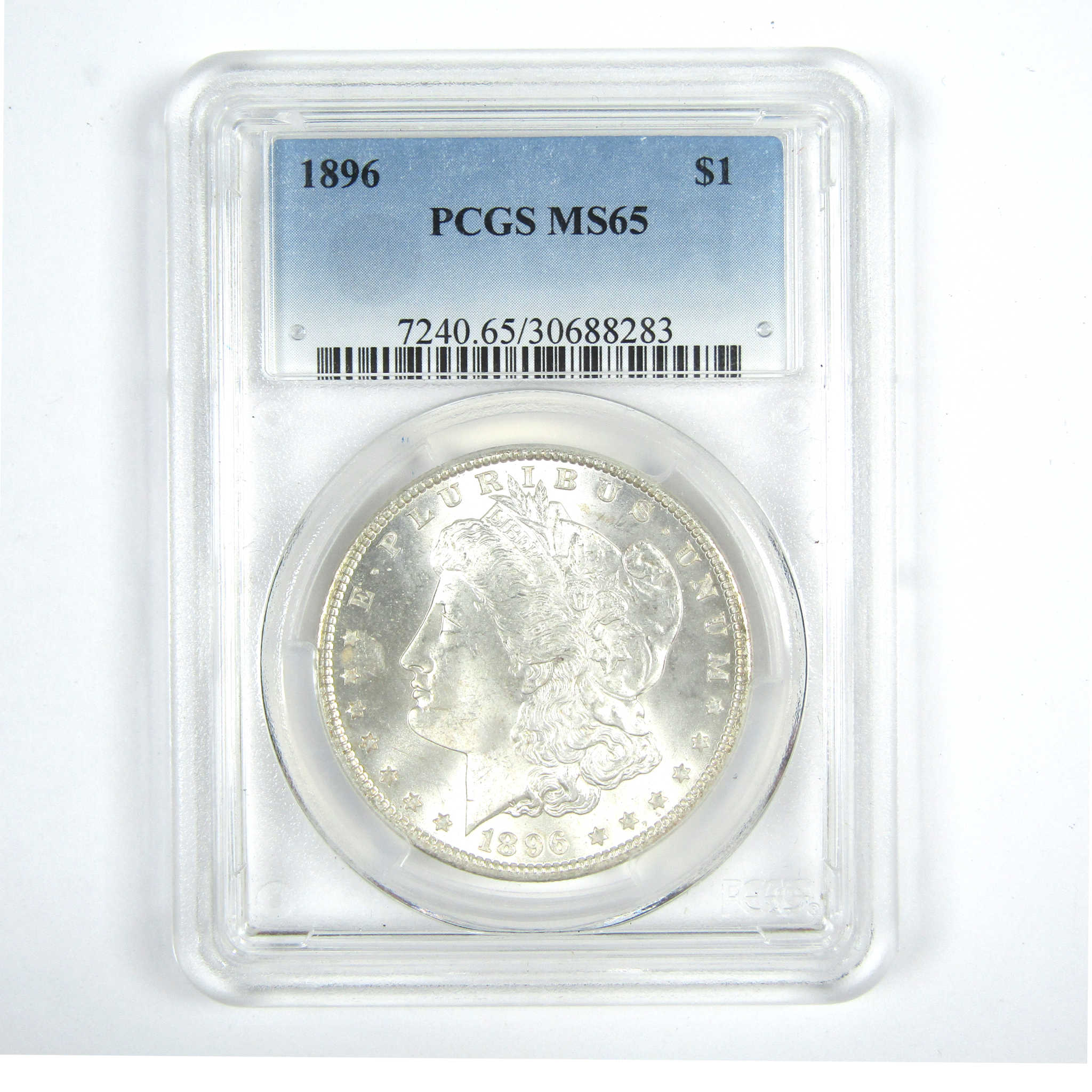 1896 Morgan Dollar MS 65 PCGS Silver $1 Uncirculated Coin SKU:CPC8584 - Morgan coin - Morgan silver dollar - Morgan silver dollar for sale - Profile Coins &amp; Collectibles