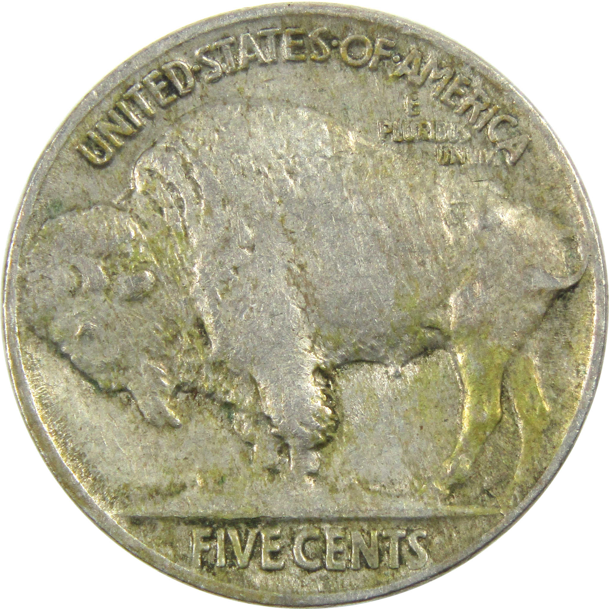 1913 Type 1 Indian Head Buffalo Nickel VF Very Fine 5c Coin SKU:I12976