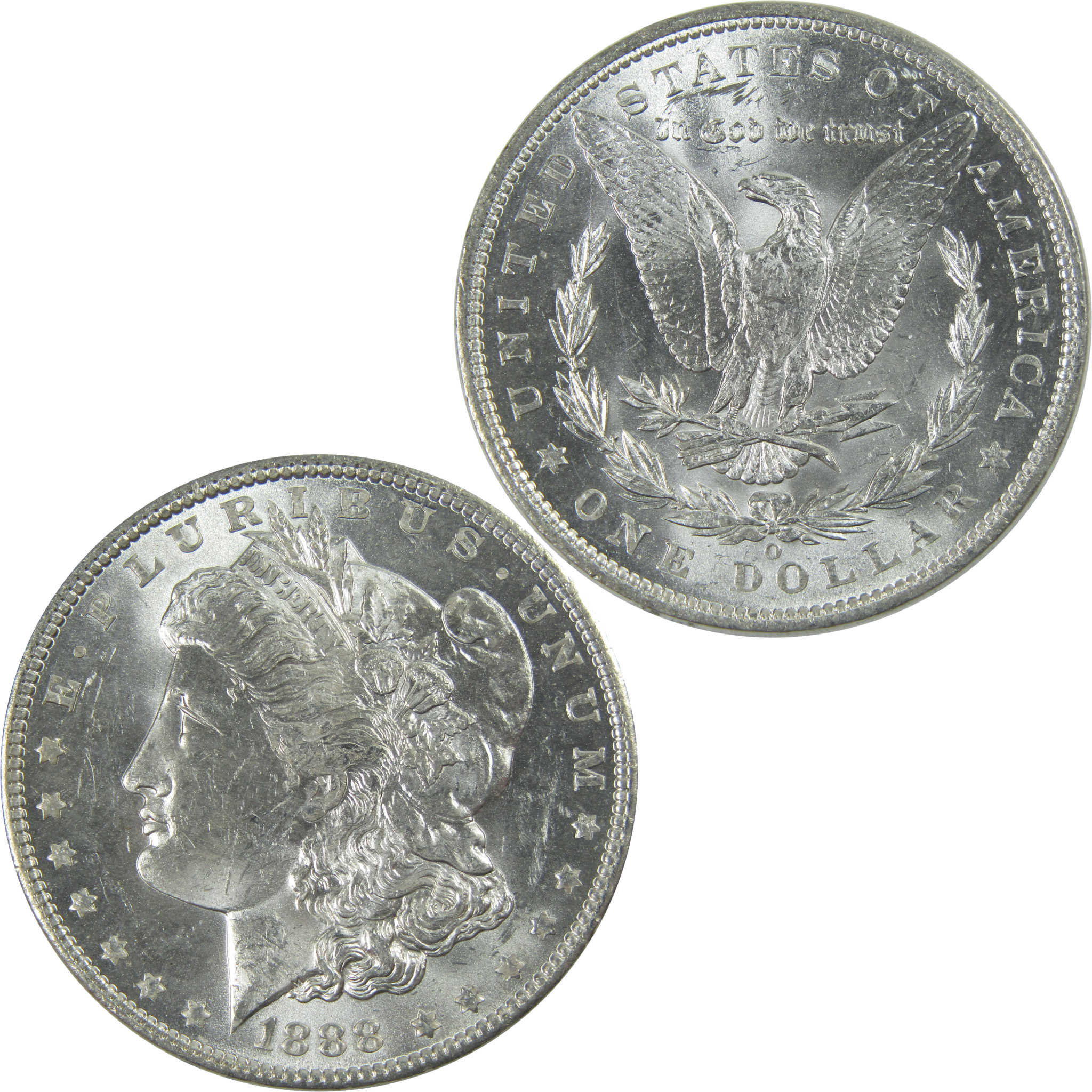 1888 O Morgan Dollar Uncirculated Silver $1 Coin SKU:I16624 - Morgan coin - Morgan silver dollar - Morgan silver dollar for sale - Profile Coins &amp; Collectibles