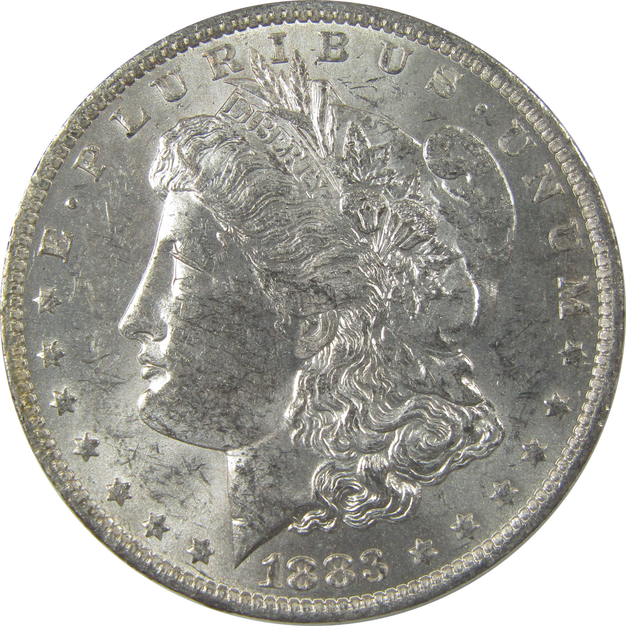 1883 O Morgan Silver Dollar Uncirculated Mint State Toned SKU:I24829